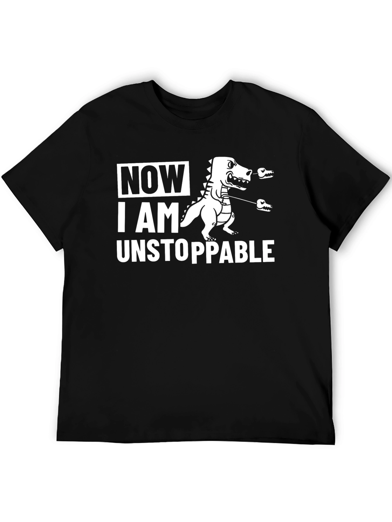 Unstoppable Dinosaur Graphic T-Shirt