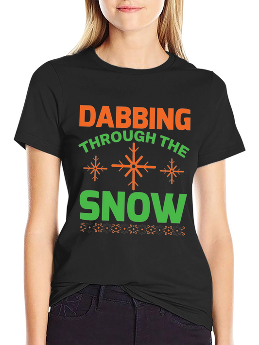 Dabbing Through the Snow Holiday T-Shirt
