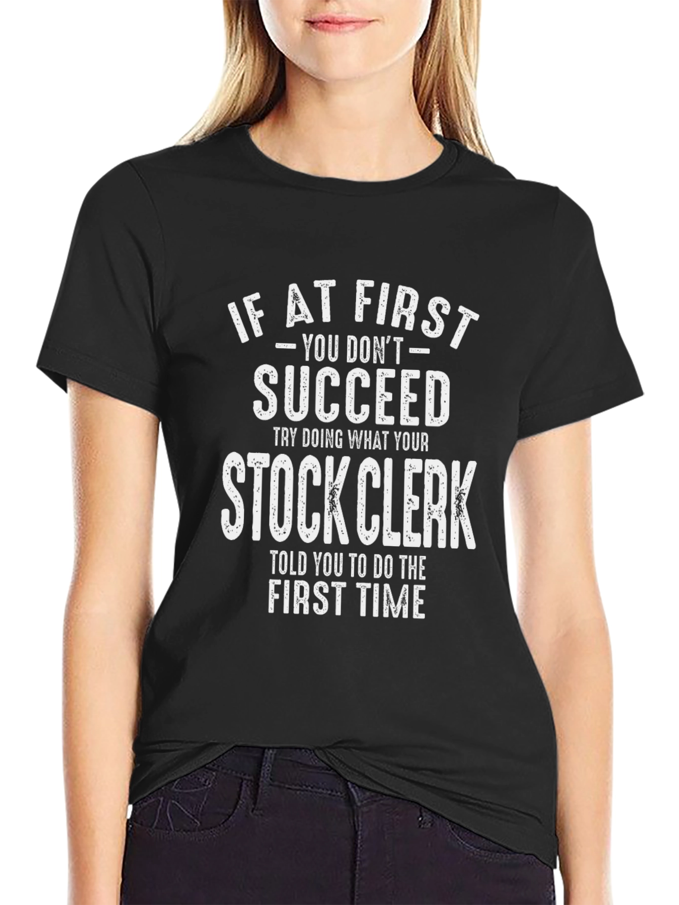 Stock Clerk T-Shirt - Funny Sarcastic Tee