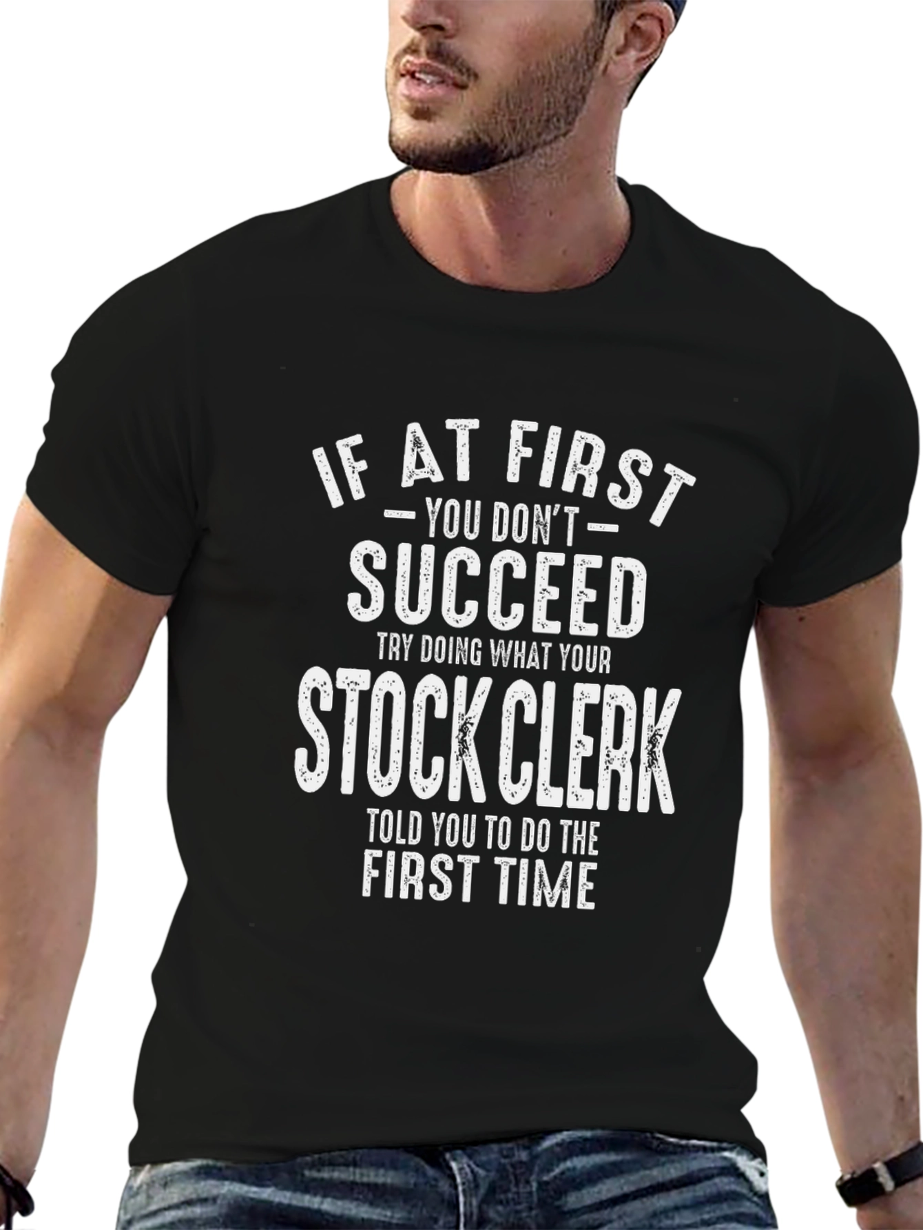Stock Clerk T-Shirt - Funny Sarcastic Tee