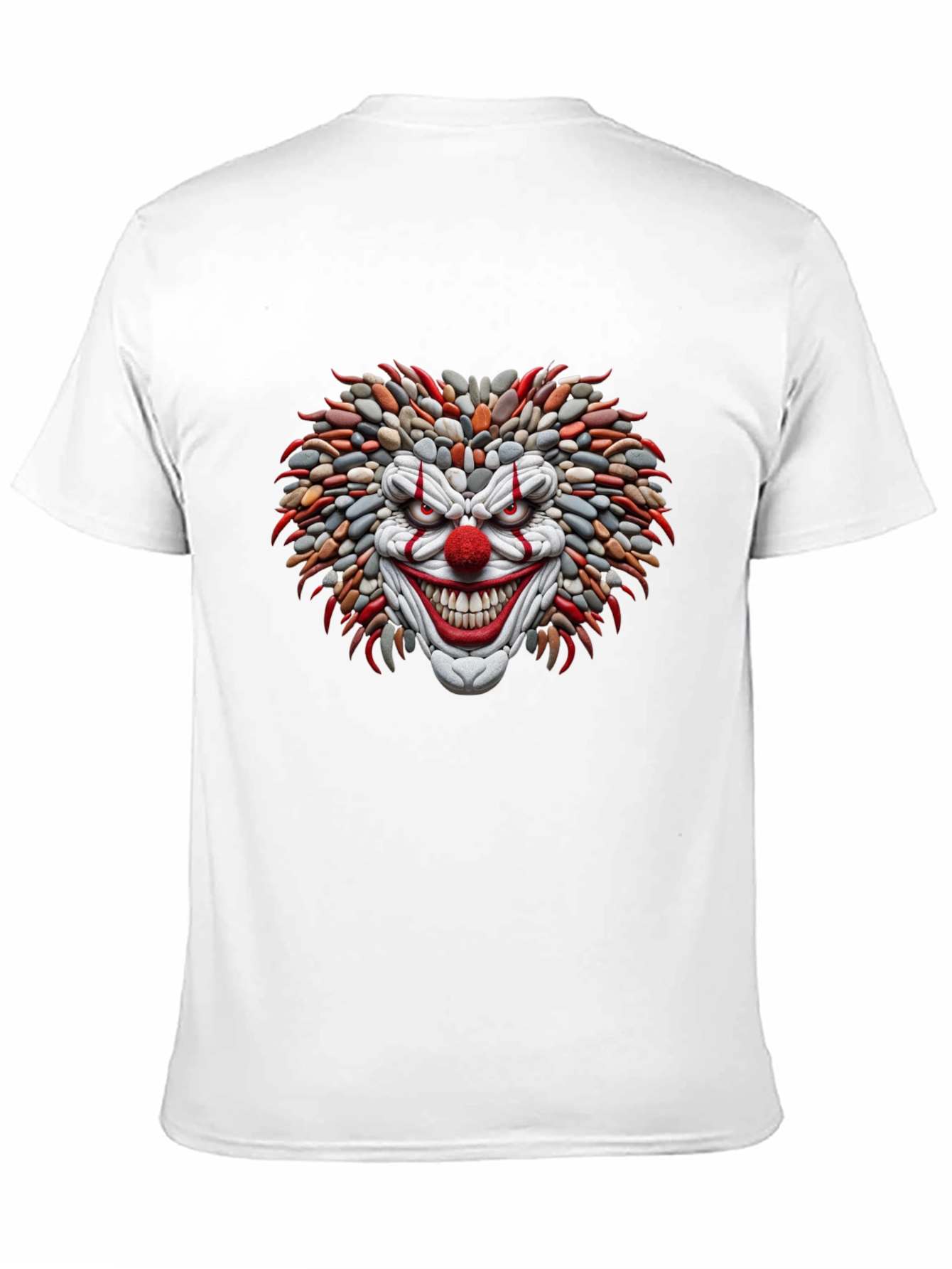 Mens Black Clown Graphic Tee