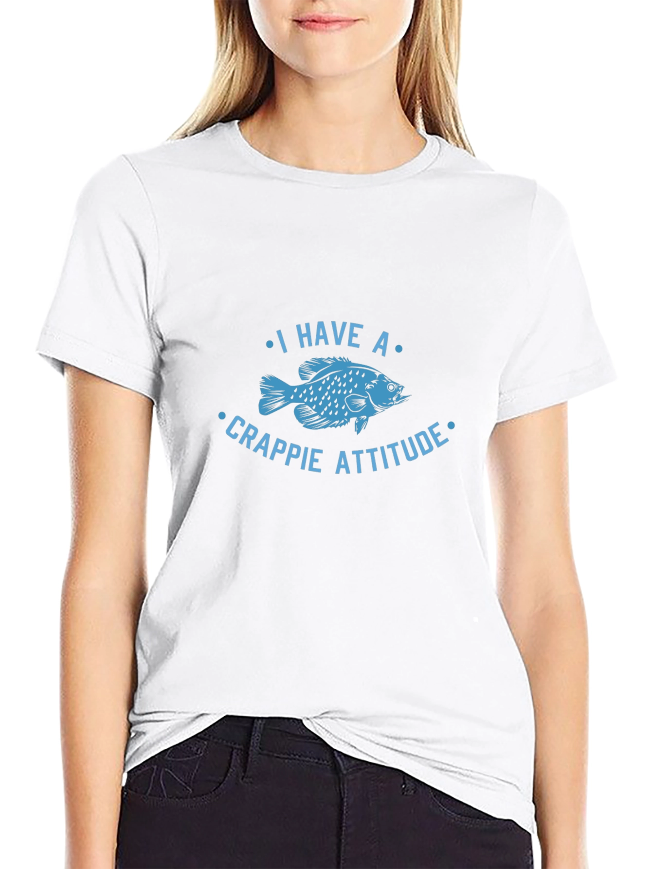 Crappie Attitude Graphic T-Shirt