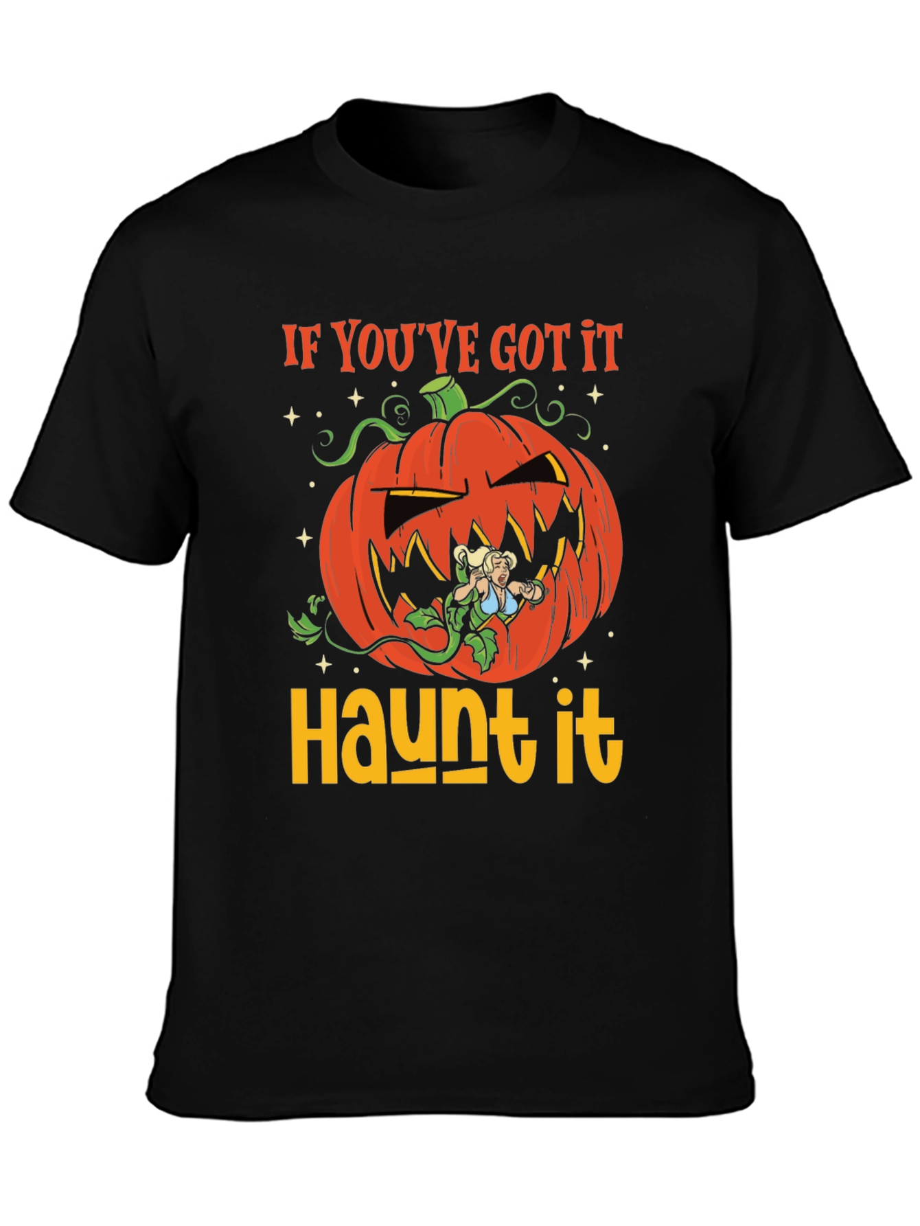 Halloween Pumpkin Graphic T-Shirt