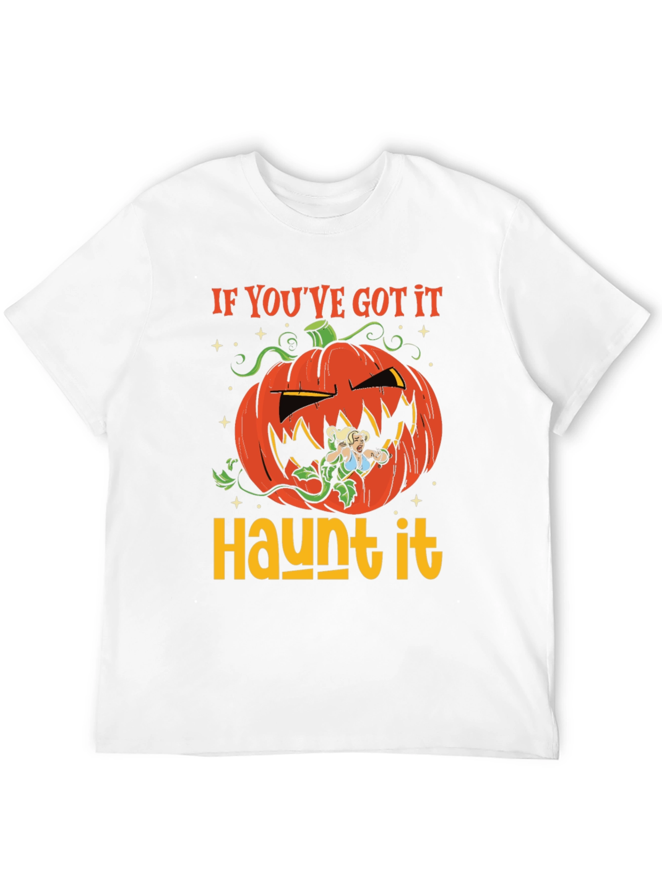 Halloween Pumpkin Graphic T-Shirt