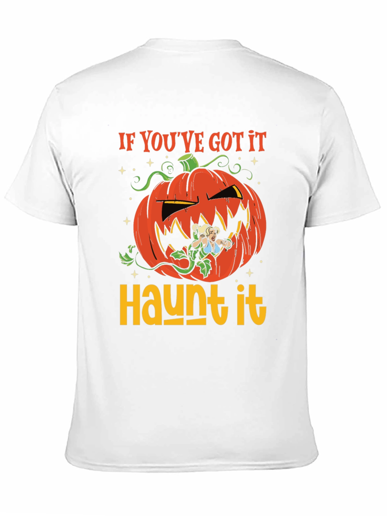 Halloween Pumpkin Graphic T-Shirt