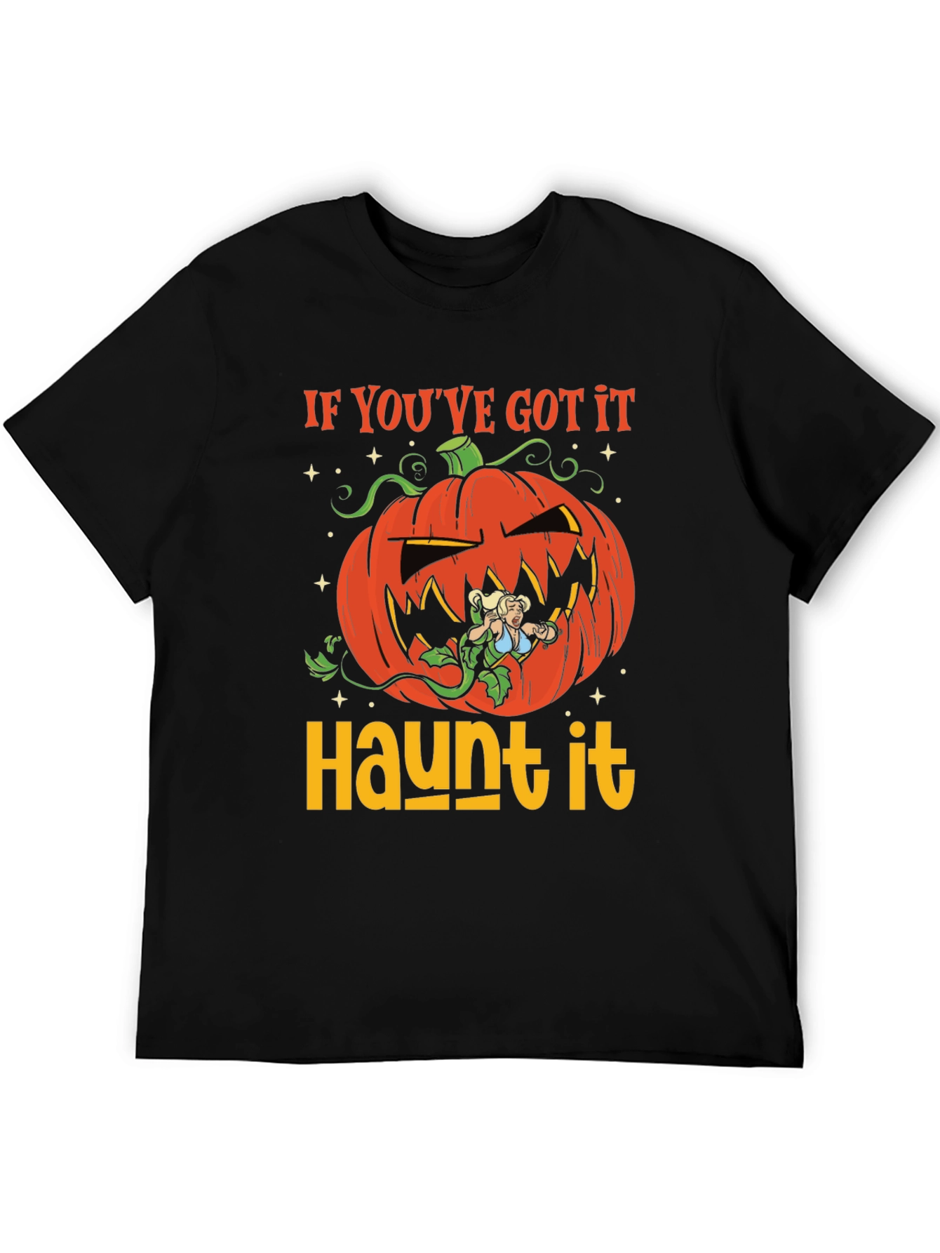Halloween Pumpkin Graphic T-Shirt