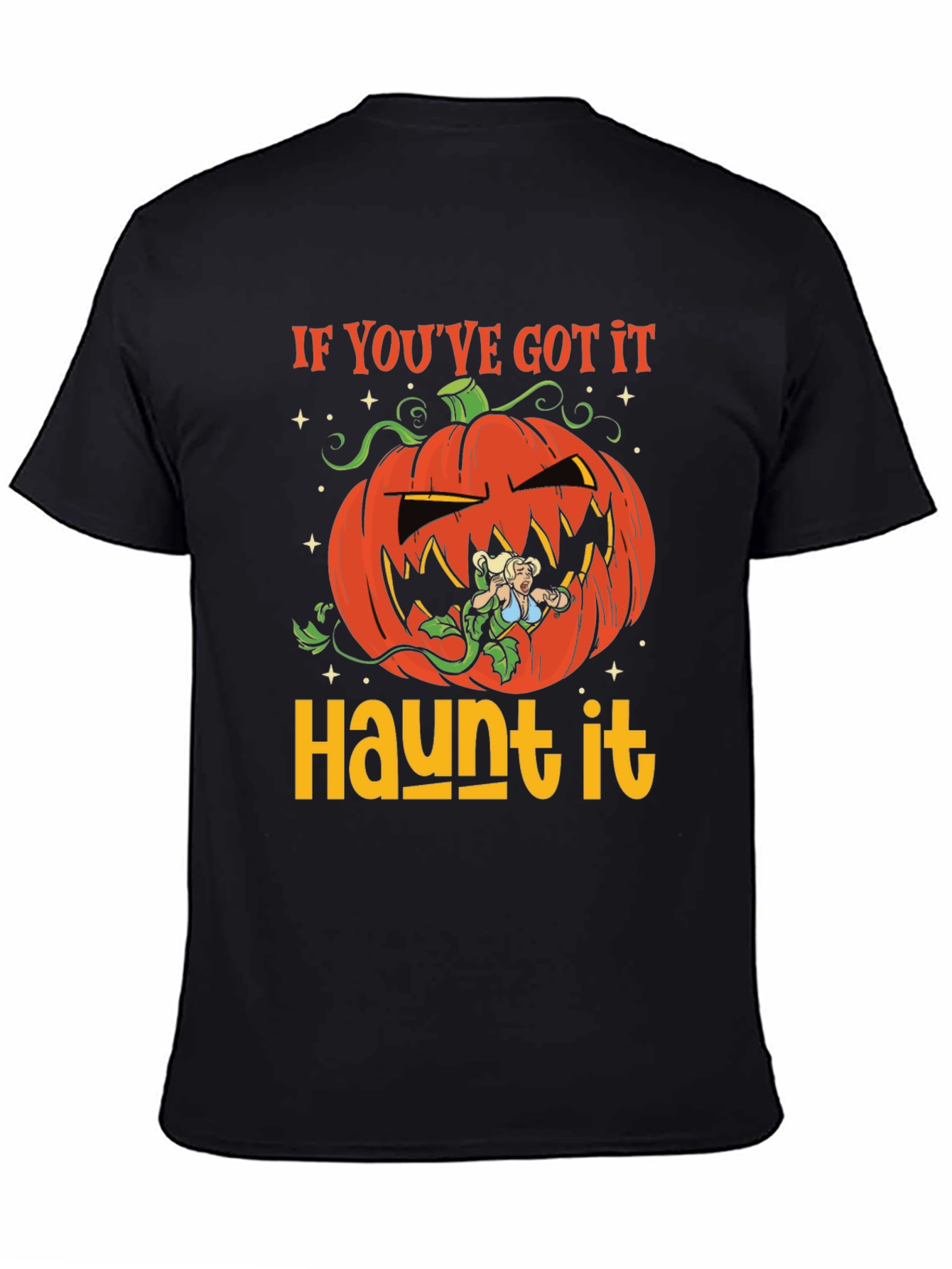 Halloween Pumpkin Graphic T-Shirt