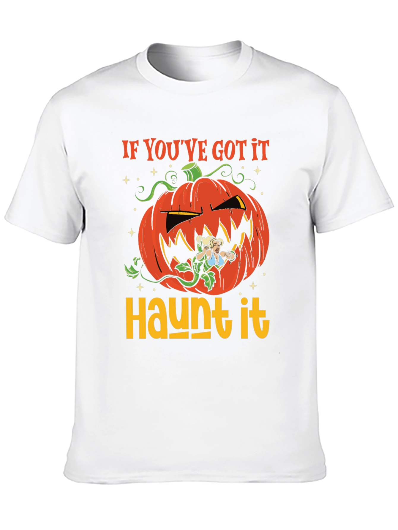 Halloween Pumpkin Graphic T-Shirt