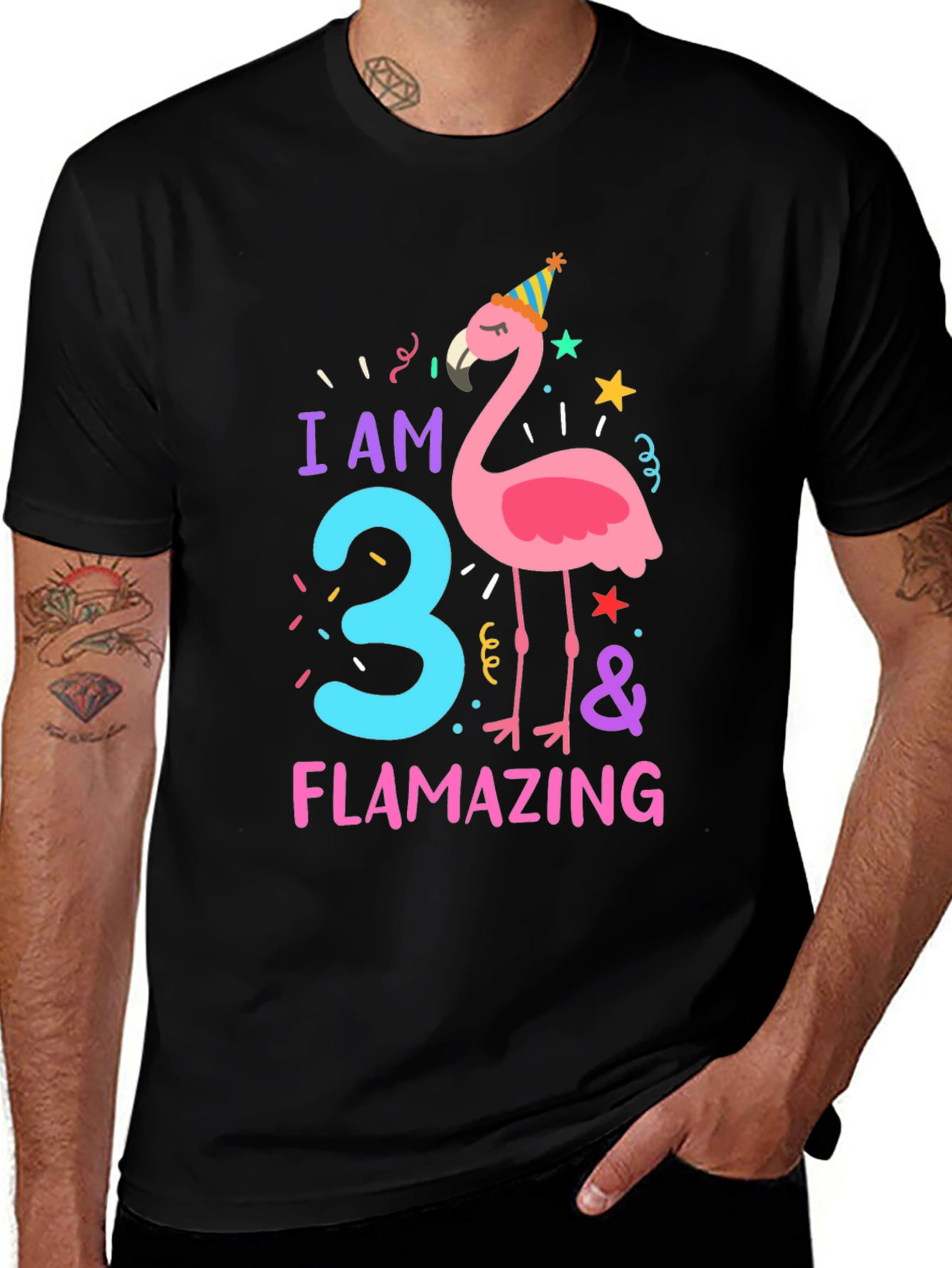 Flamazing Birthday T-Shirt - Third Birthday