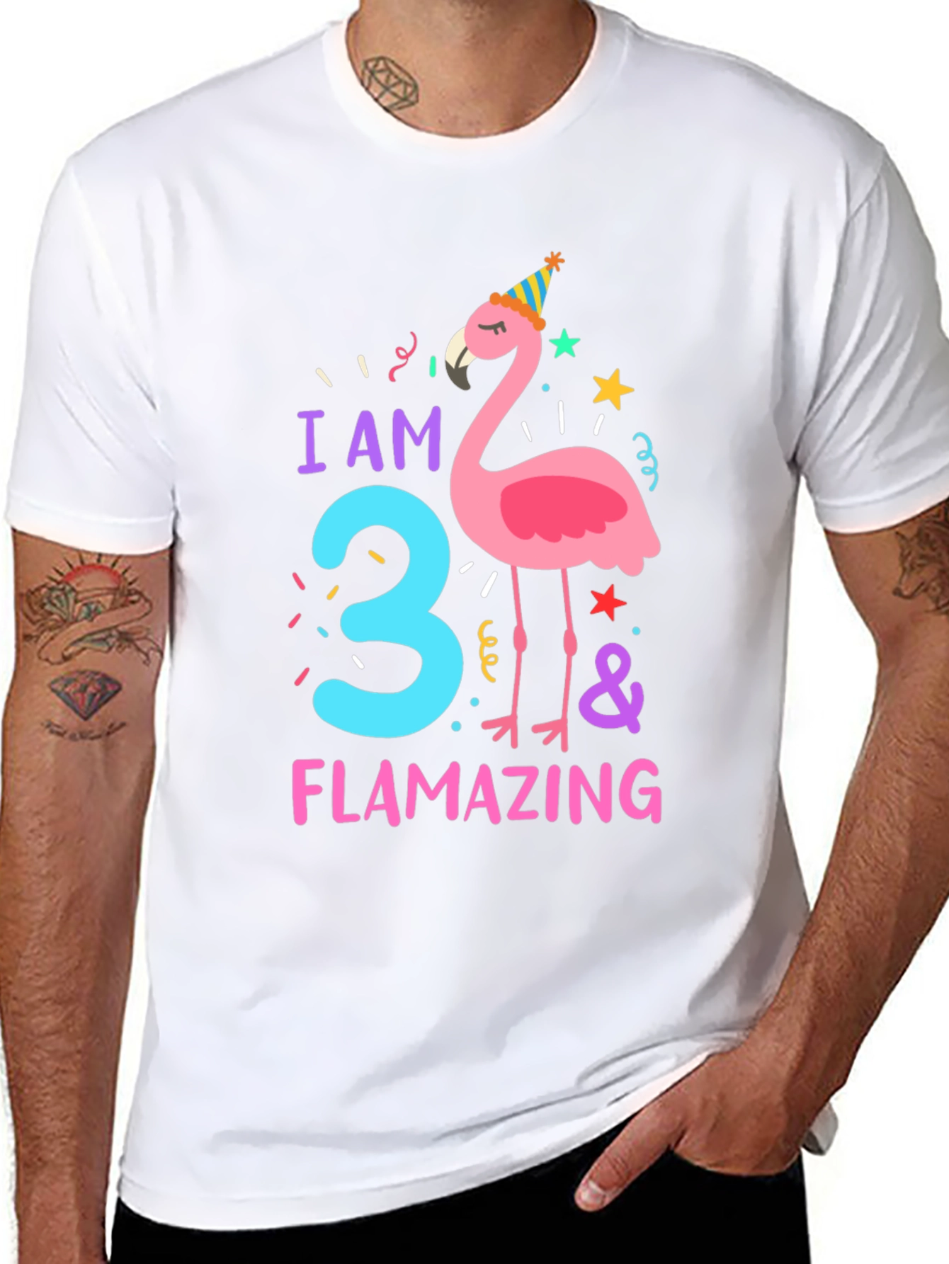 Flamazing Birthday T-Shirt - Third Birthday