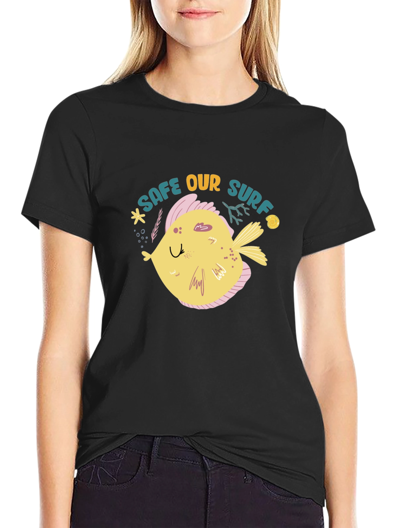 Save Our Surf Black Graphic Tee