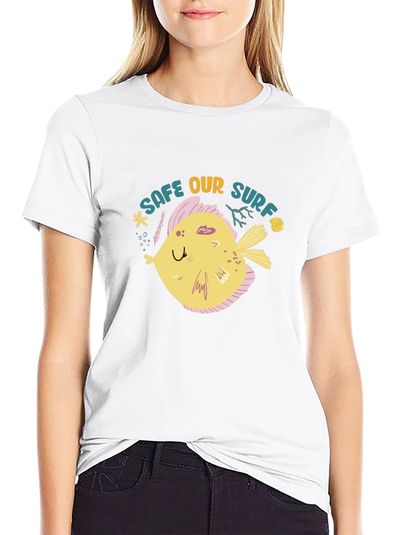 Save Our Surf Black Graphic Tee