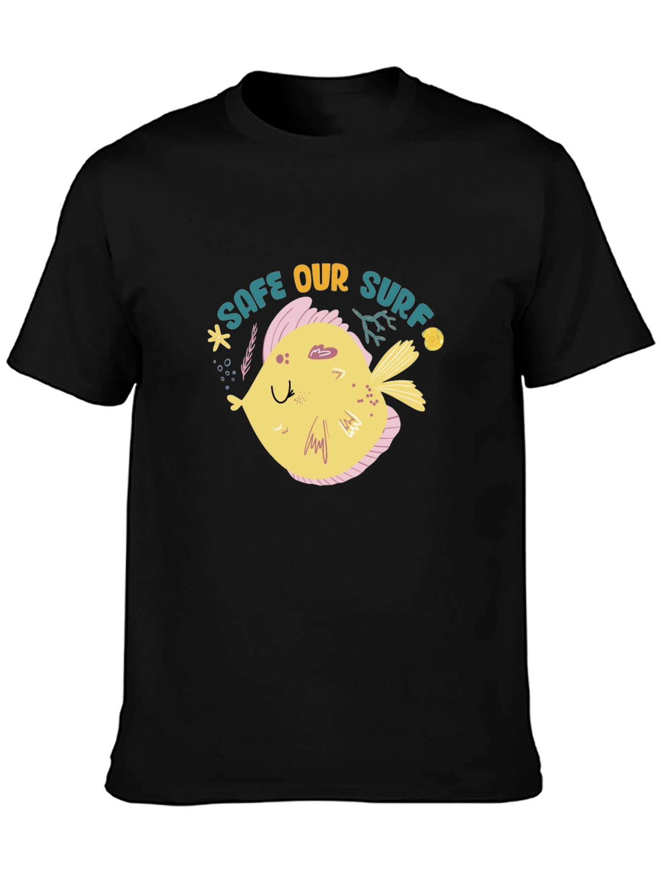 Save Our Surf Black Graphic Tee
