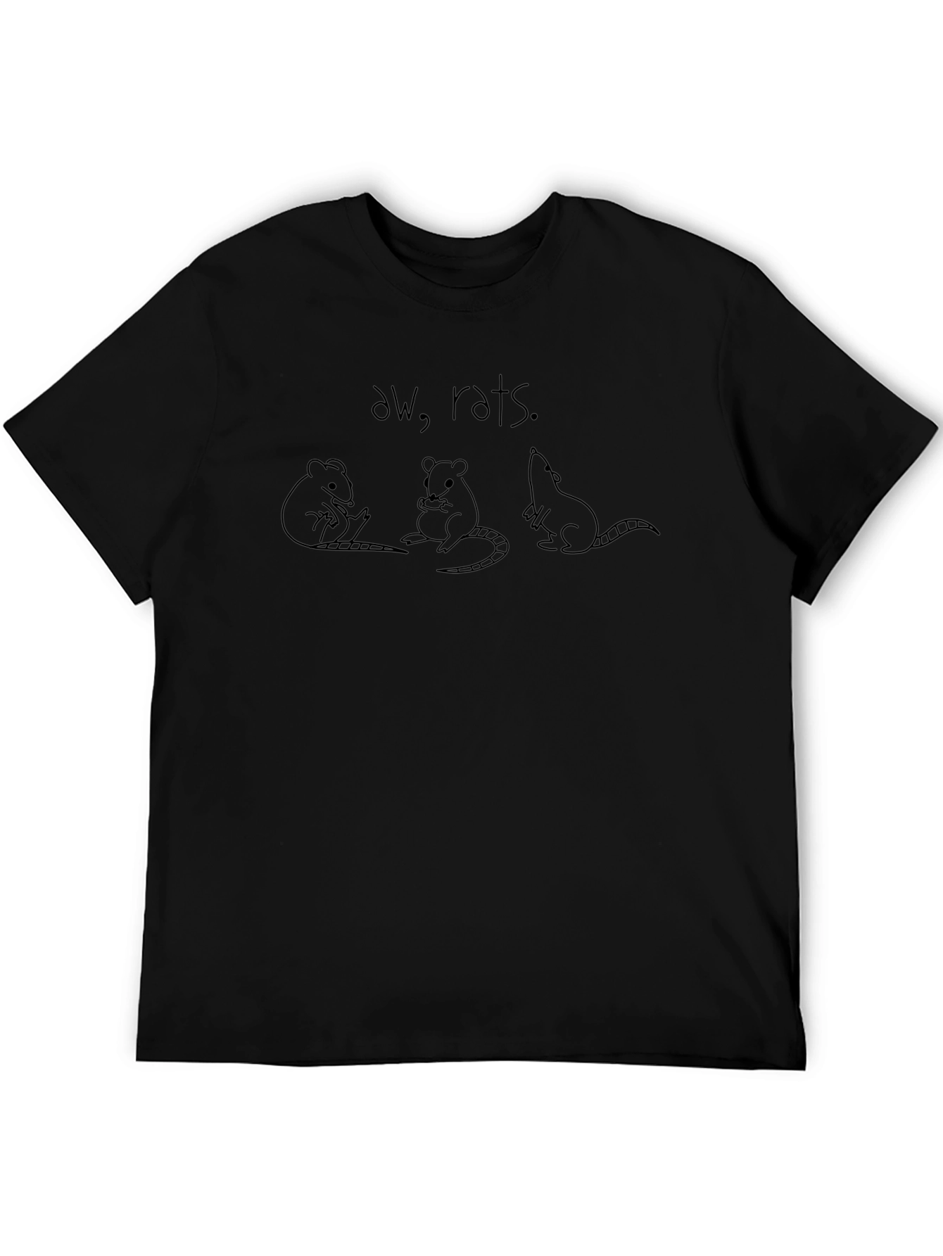 Aw Rats! Graphic Tee - Unique Rat Design