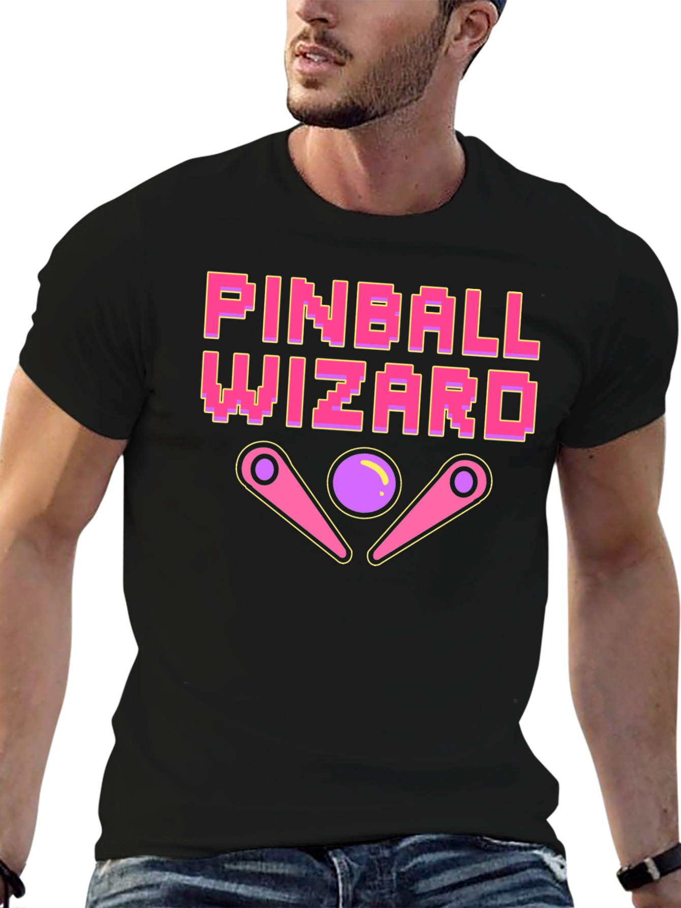 Pinball Wizard T-Shirt - Retro Arcade Design