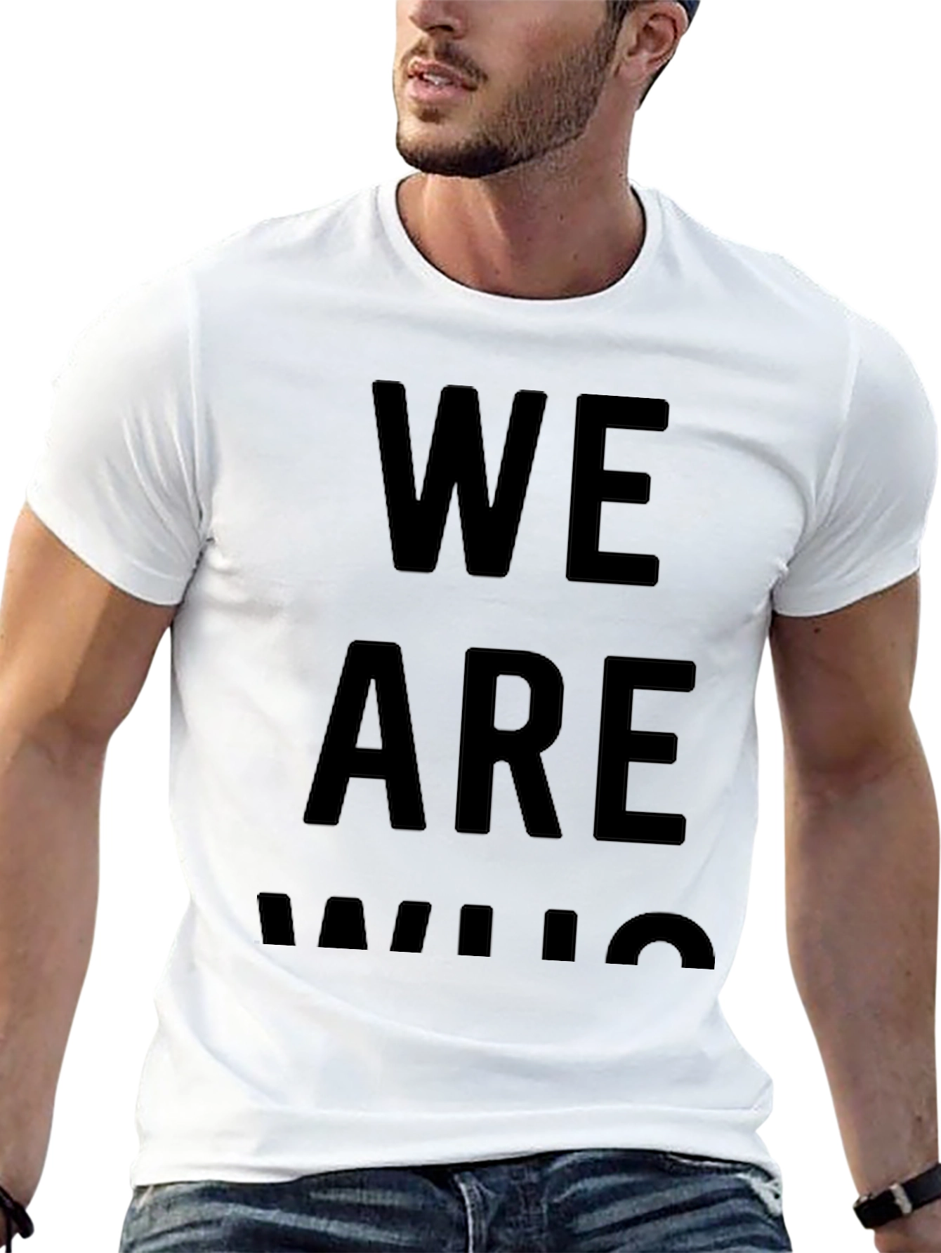 We Are Who We Are - Black Graphic Tee