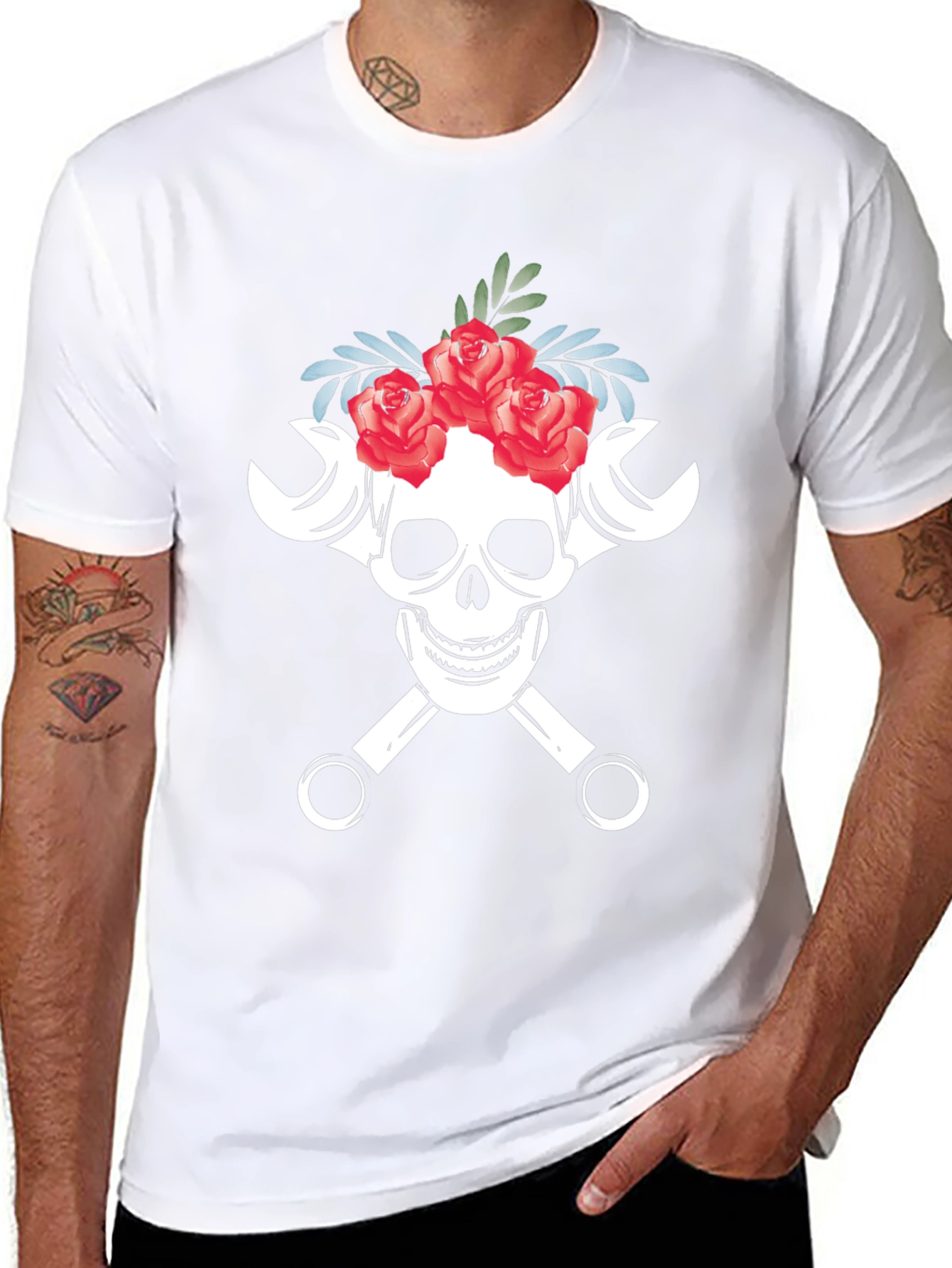 Skull & Wrenches Graphic Tee