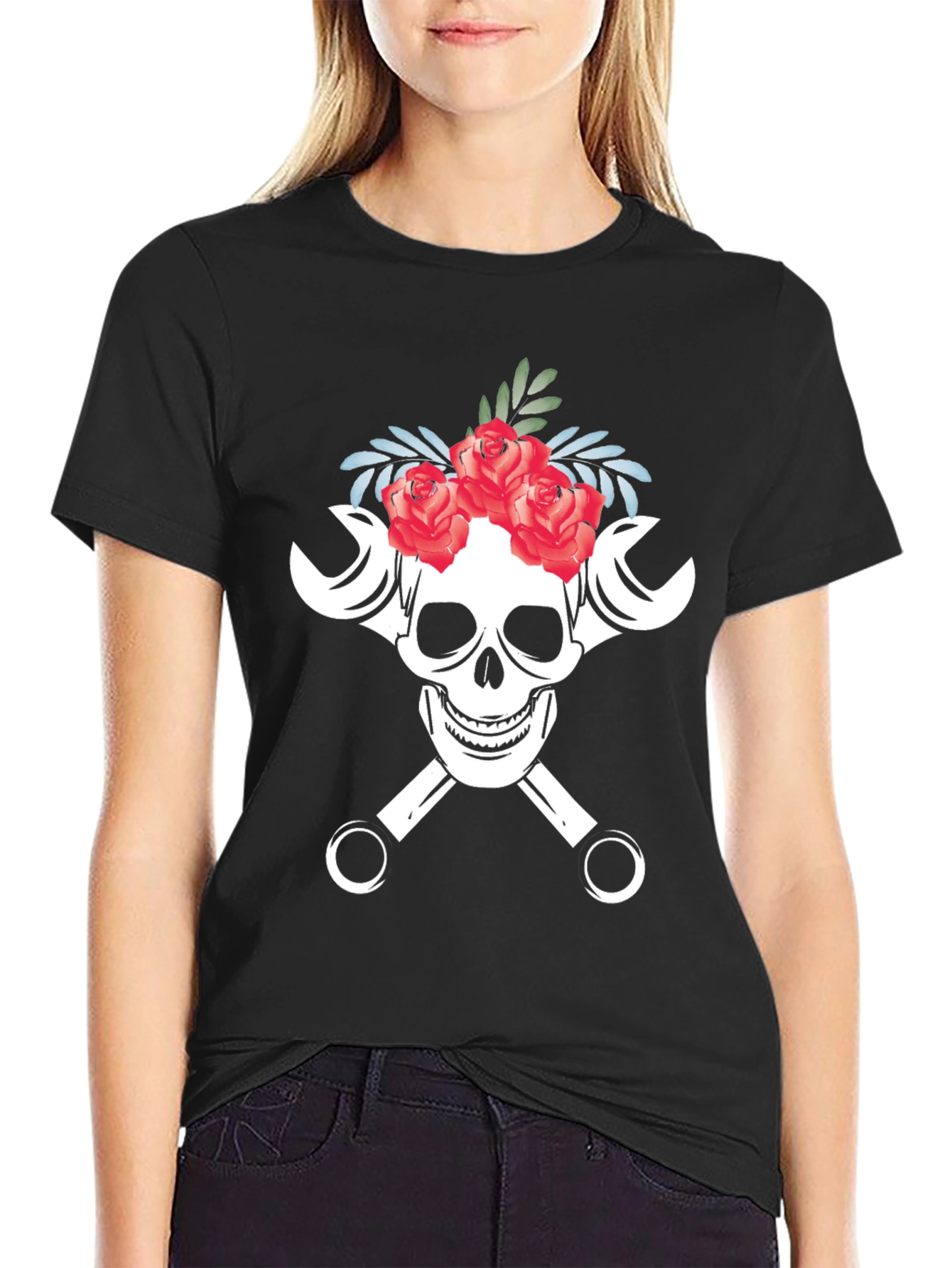Skull & Wrenches Graphic Tee