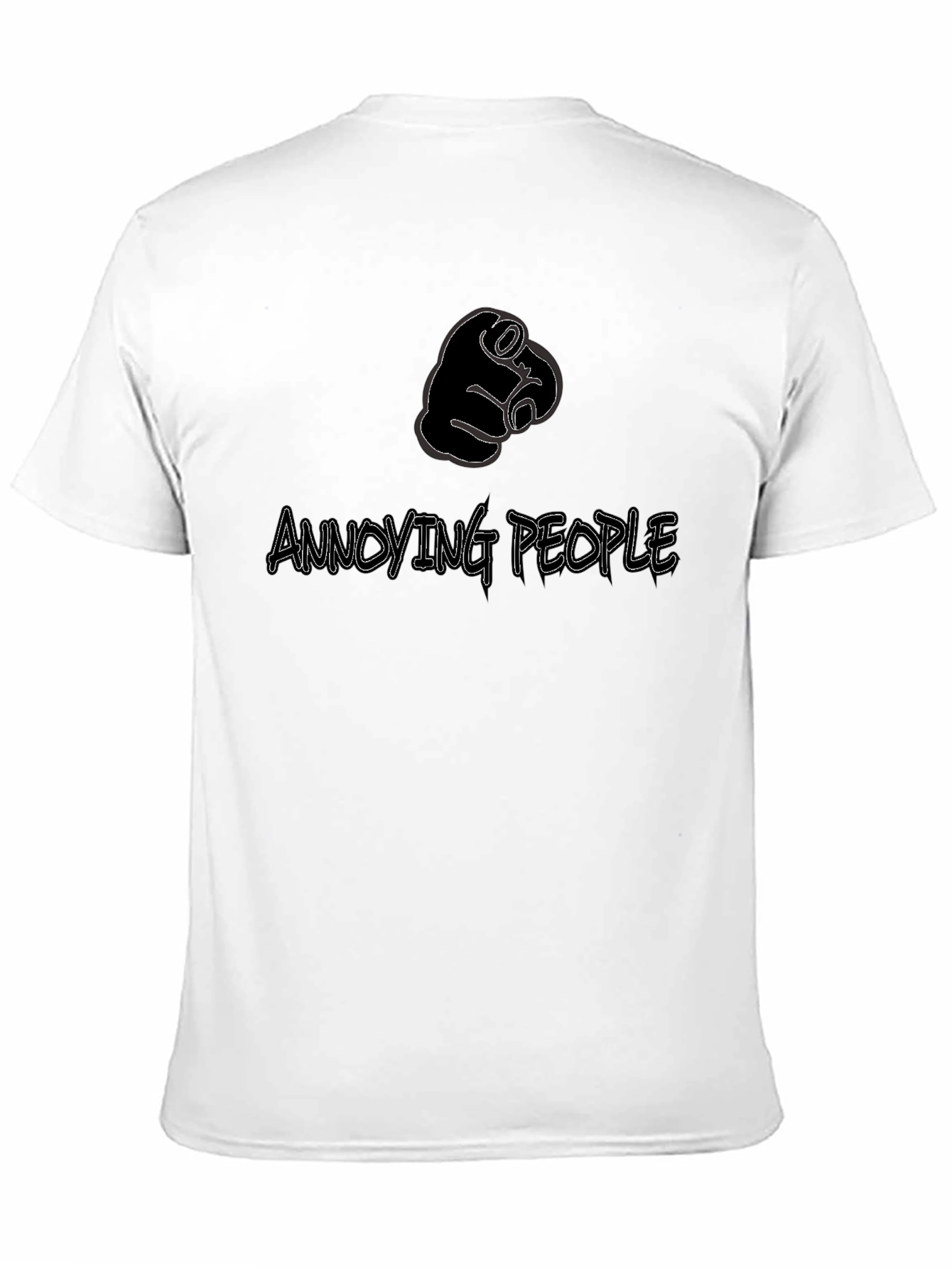 Annoying People Pointing Finger Graphic Tee