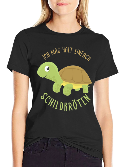 Turtle Lover Tee - Ich Mag Halt Einfach Schildkröten