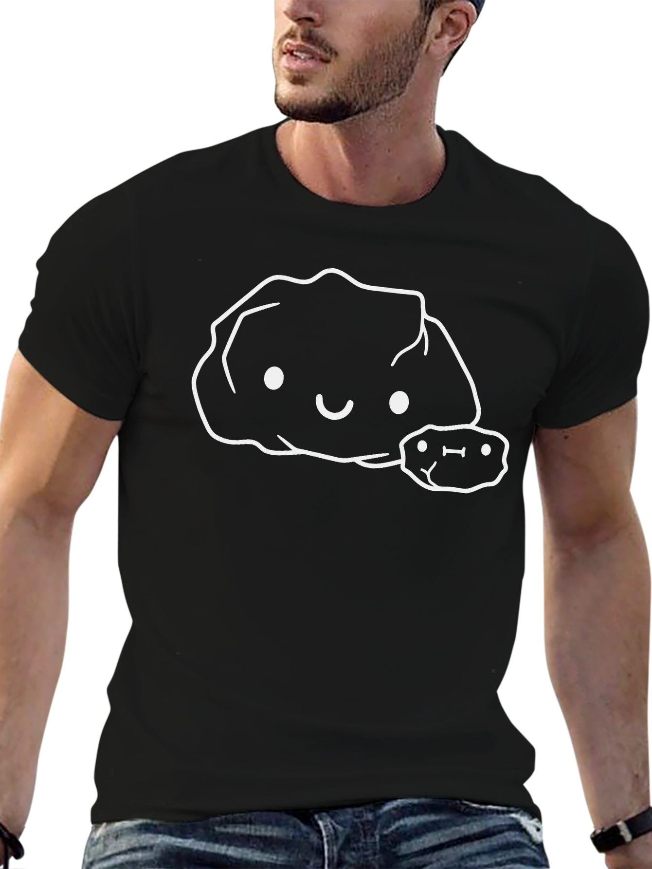 Cute Rock Family Black T-Shirt