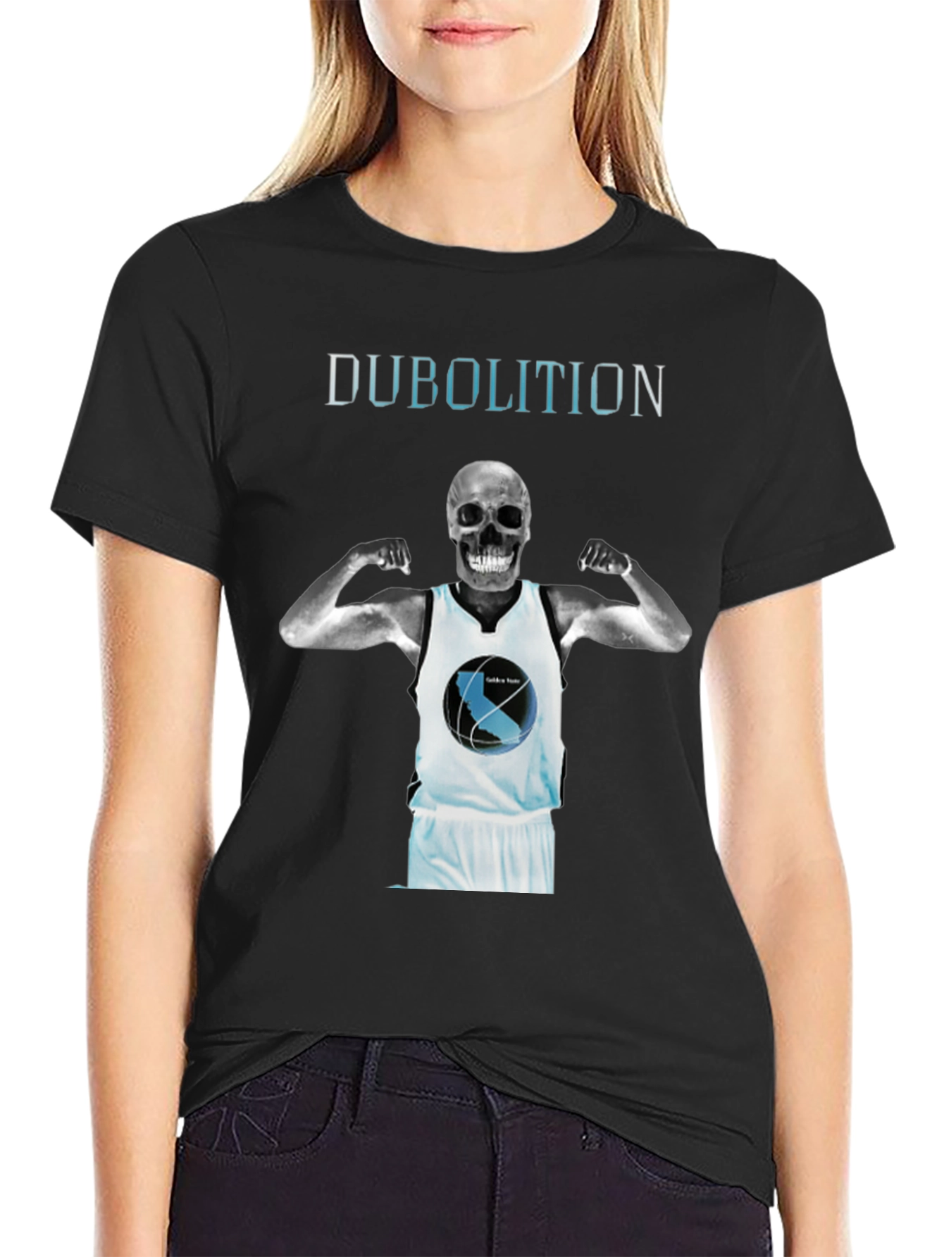 Dubolition Skull Basketball Graphic Tee