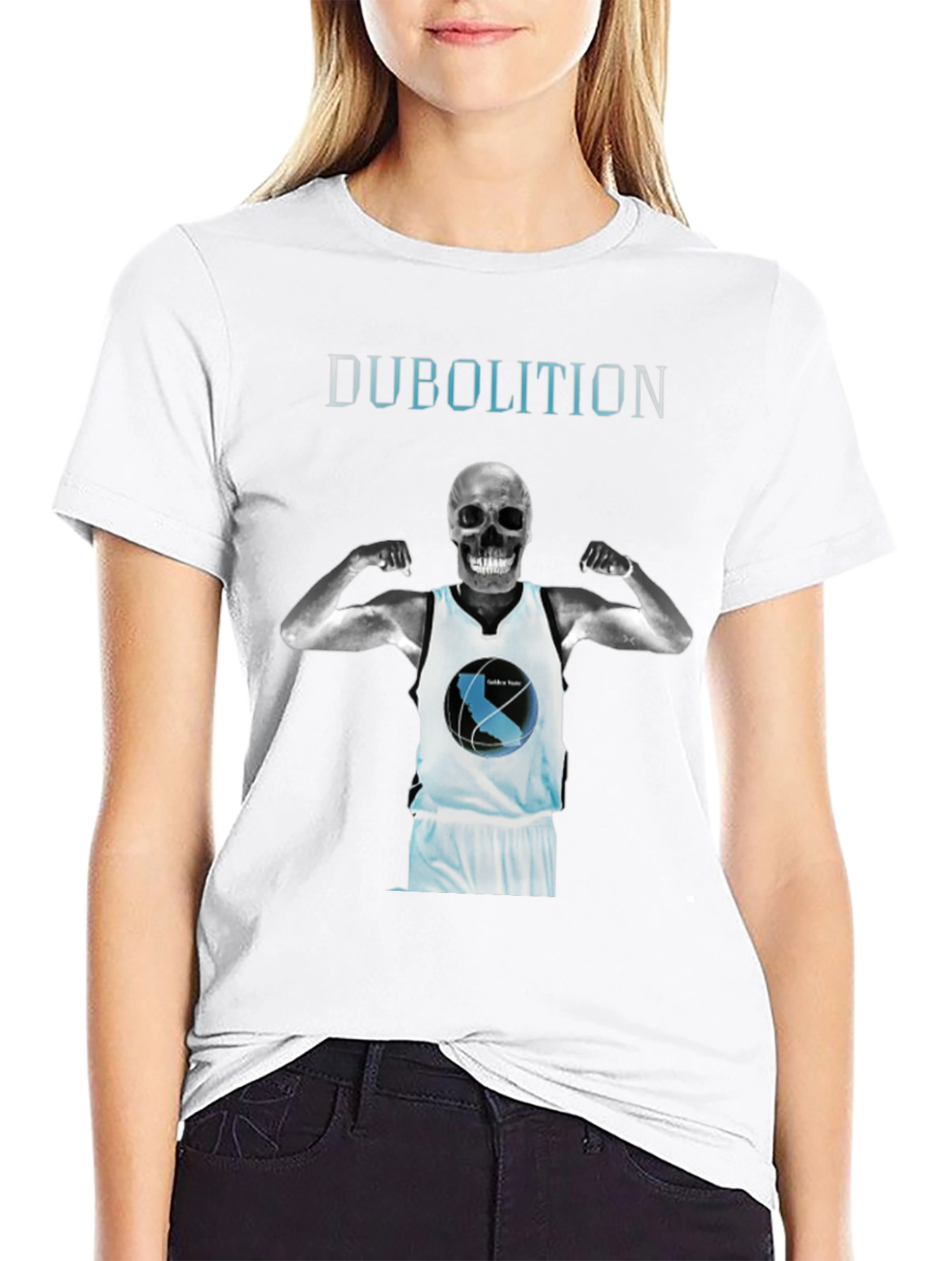 Dubolition Skull Basketball Graphic Tee