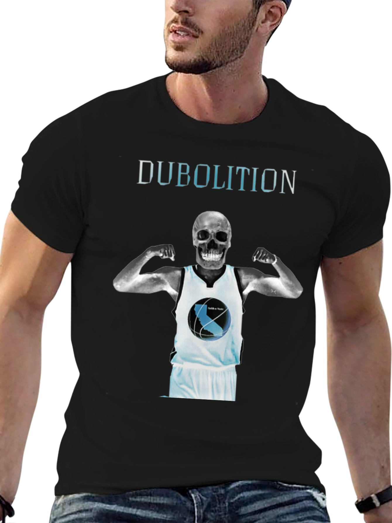 Dubolition Skull Basketball Graphic Tee