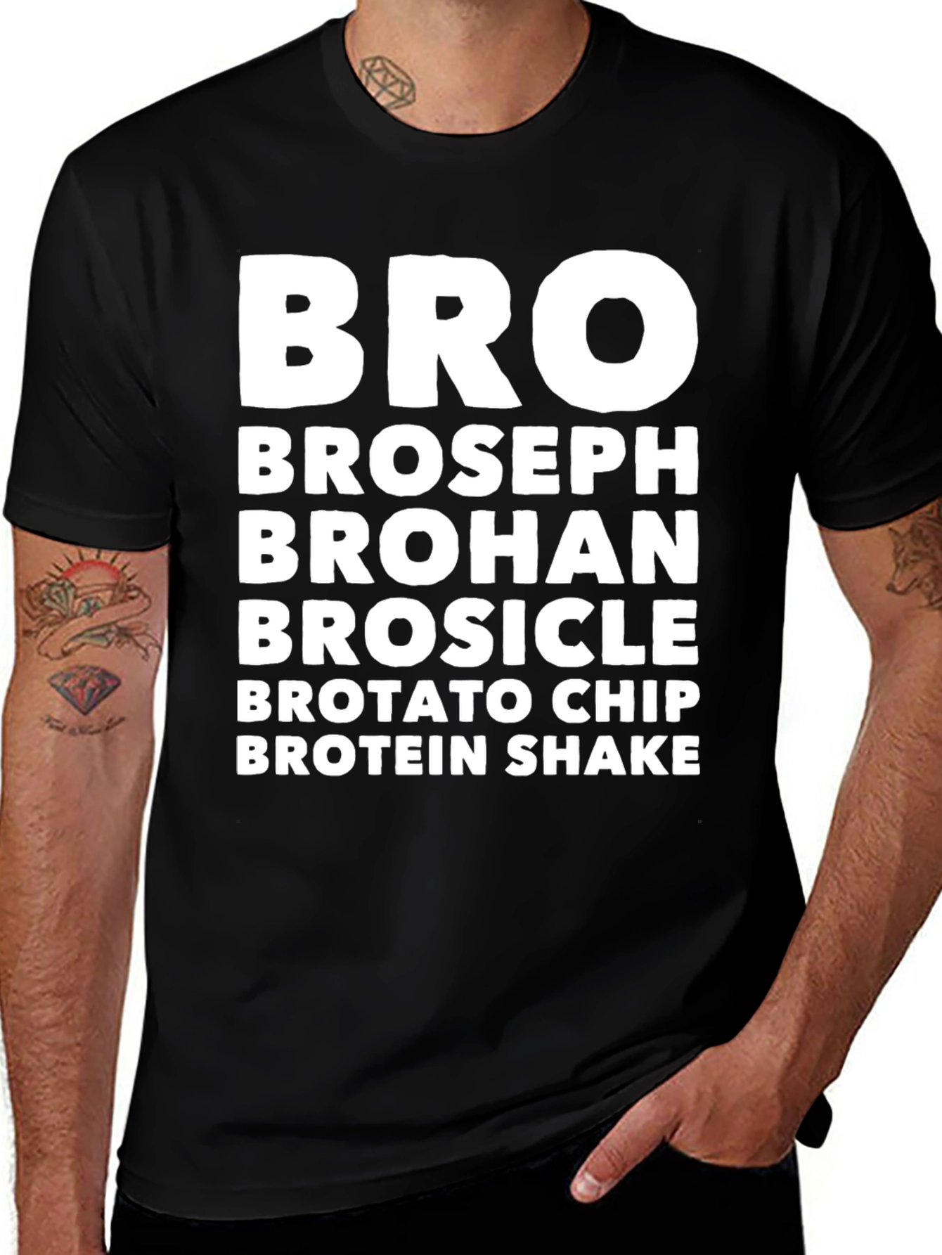 Bro Novelty Graphic T-Shirt