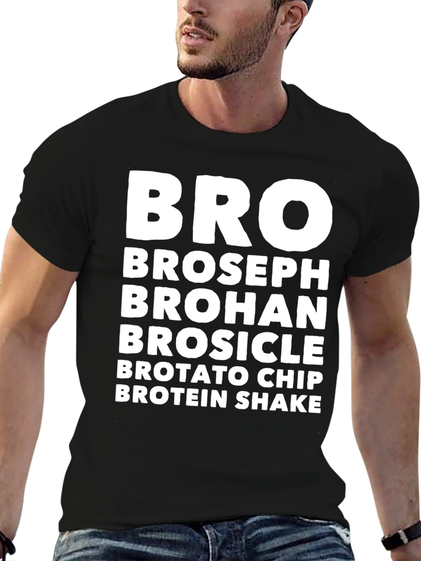 Bro Novelty Graphic T-Shirt