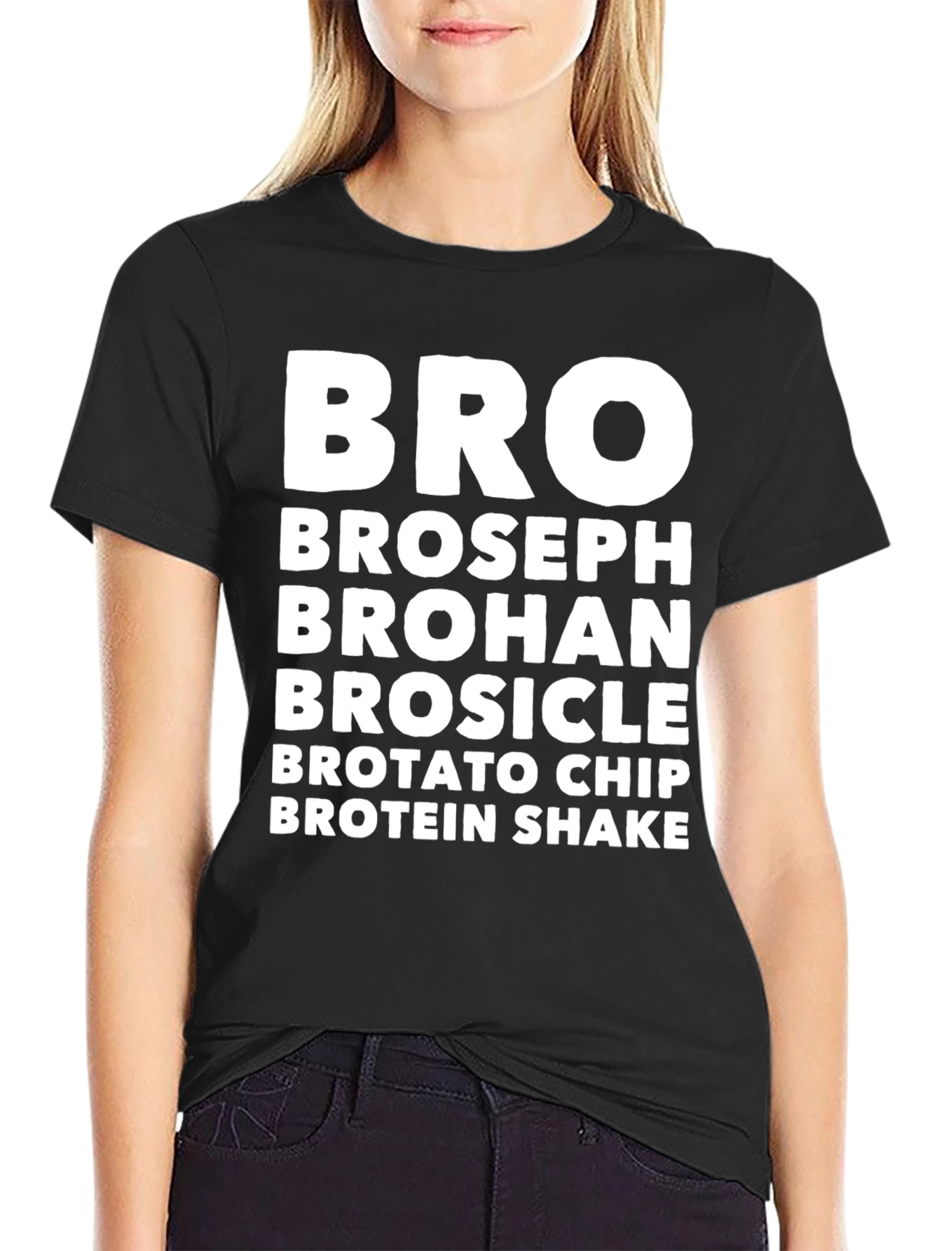 Bro Novelty Graphic T-Shirt