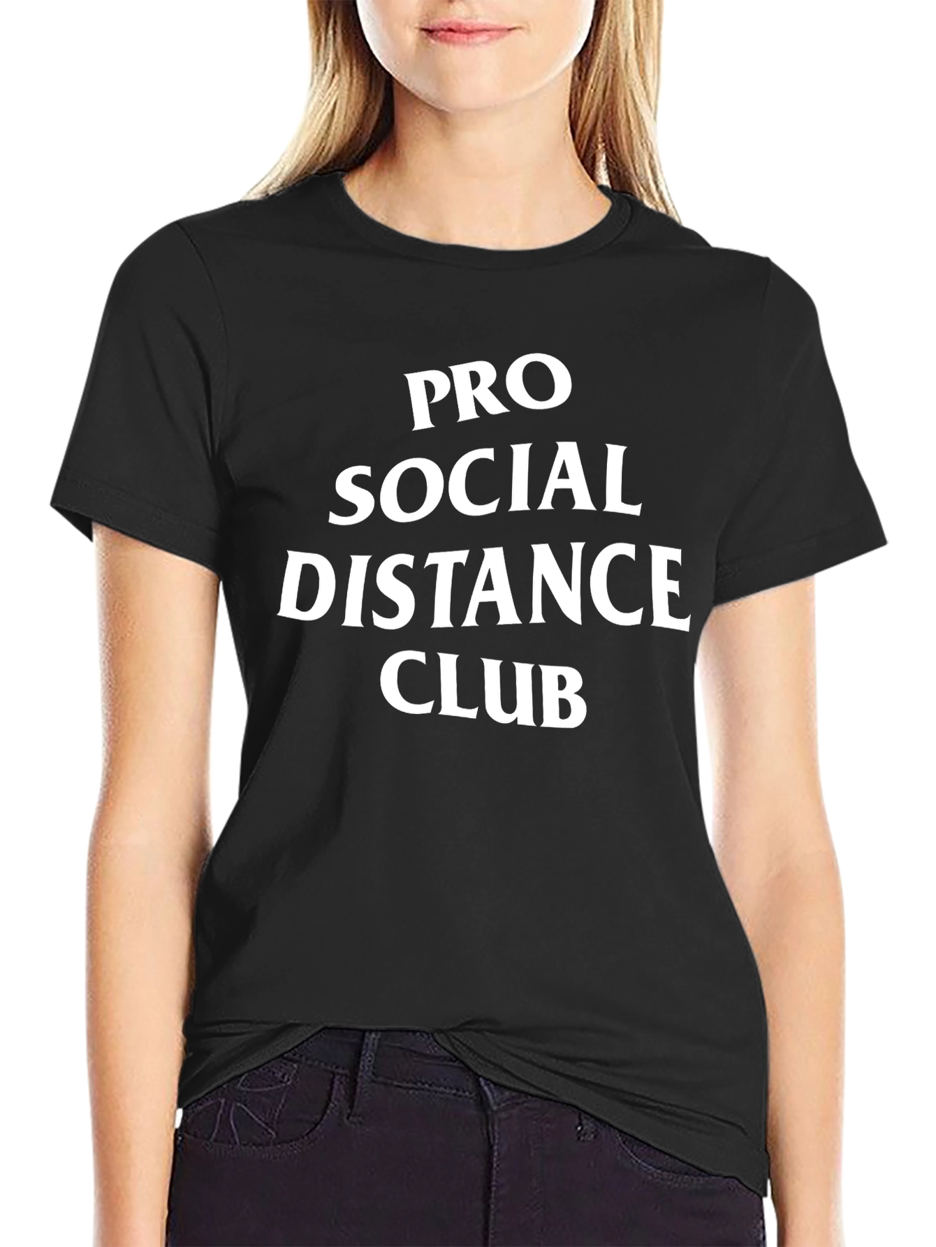Pro Social Distance Club Graphic Tee
