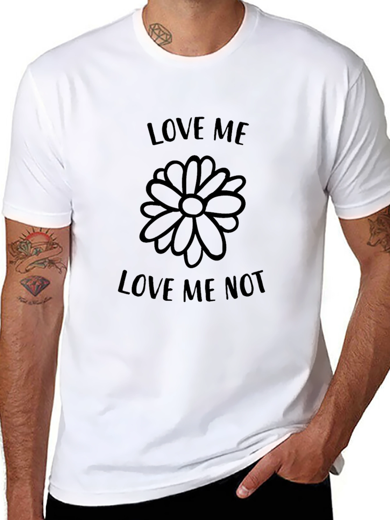 Love Me Love Me Not Graphic T-Shirt