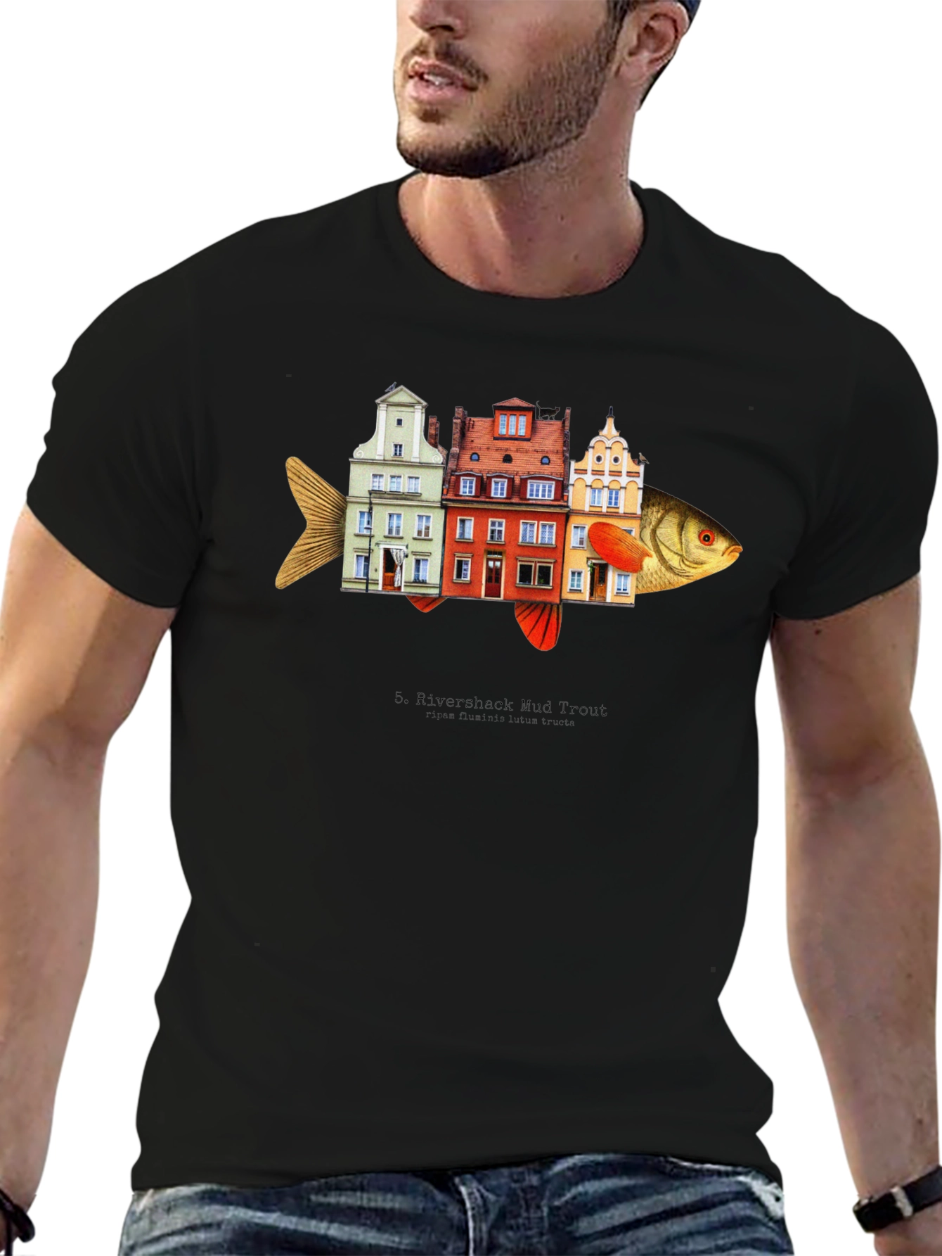 Riverbank Trout Graphic T-Shirt