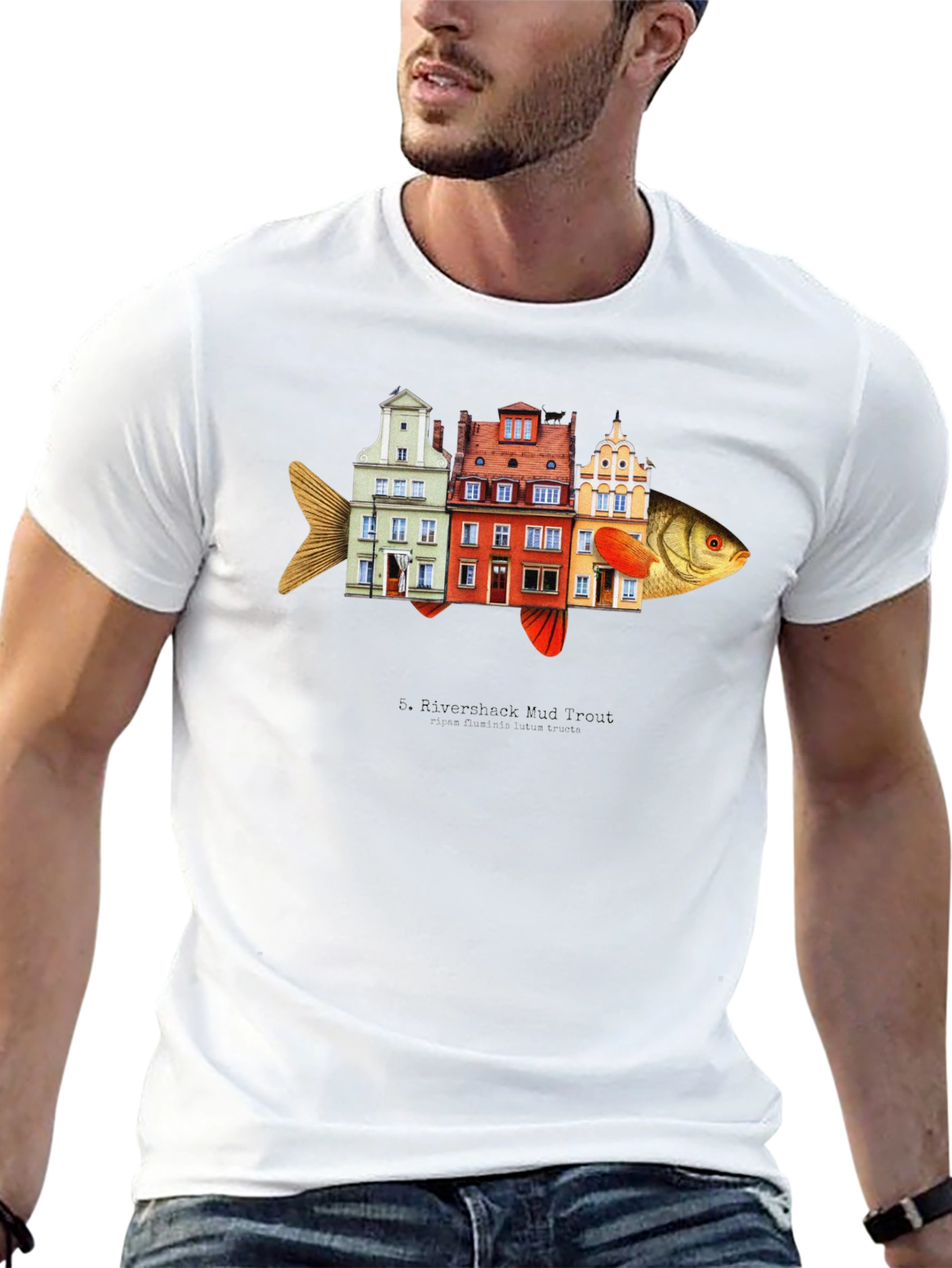 Riverbank Trout Graphic T-Shirt