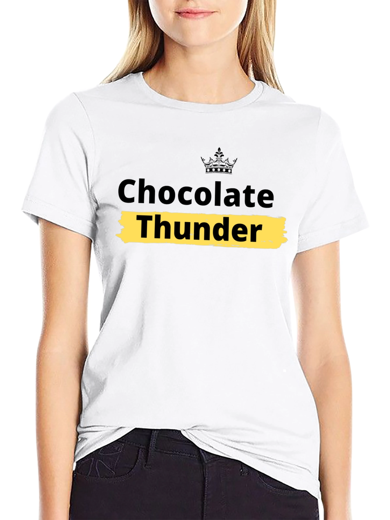 Chocolate Thunder Graphic Tee - Soft Cotton Blend