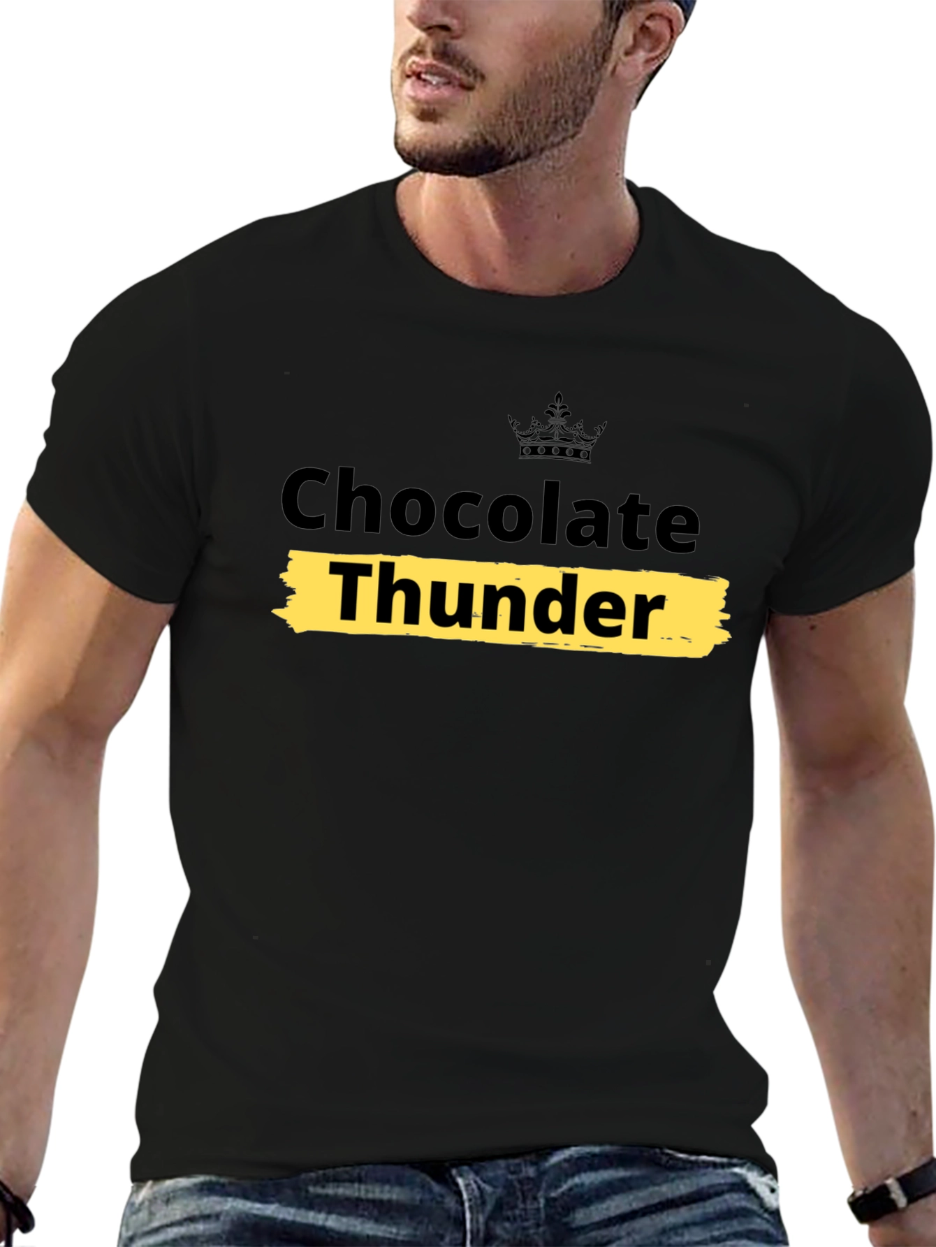 Chocolate Thunder Graphic Tee - Soft Cotton Blend