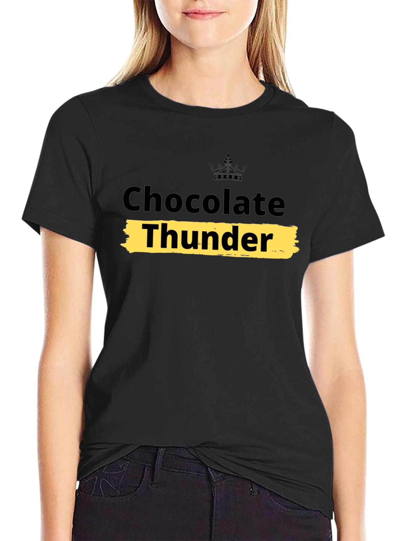Chocolate Thunder Graphic Tee - Soft Cotton Blend