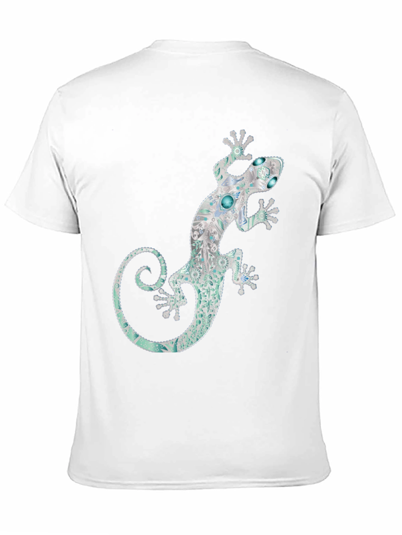 Lizard Graphic Black T-Shirt - Unique Design