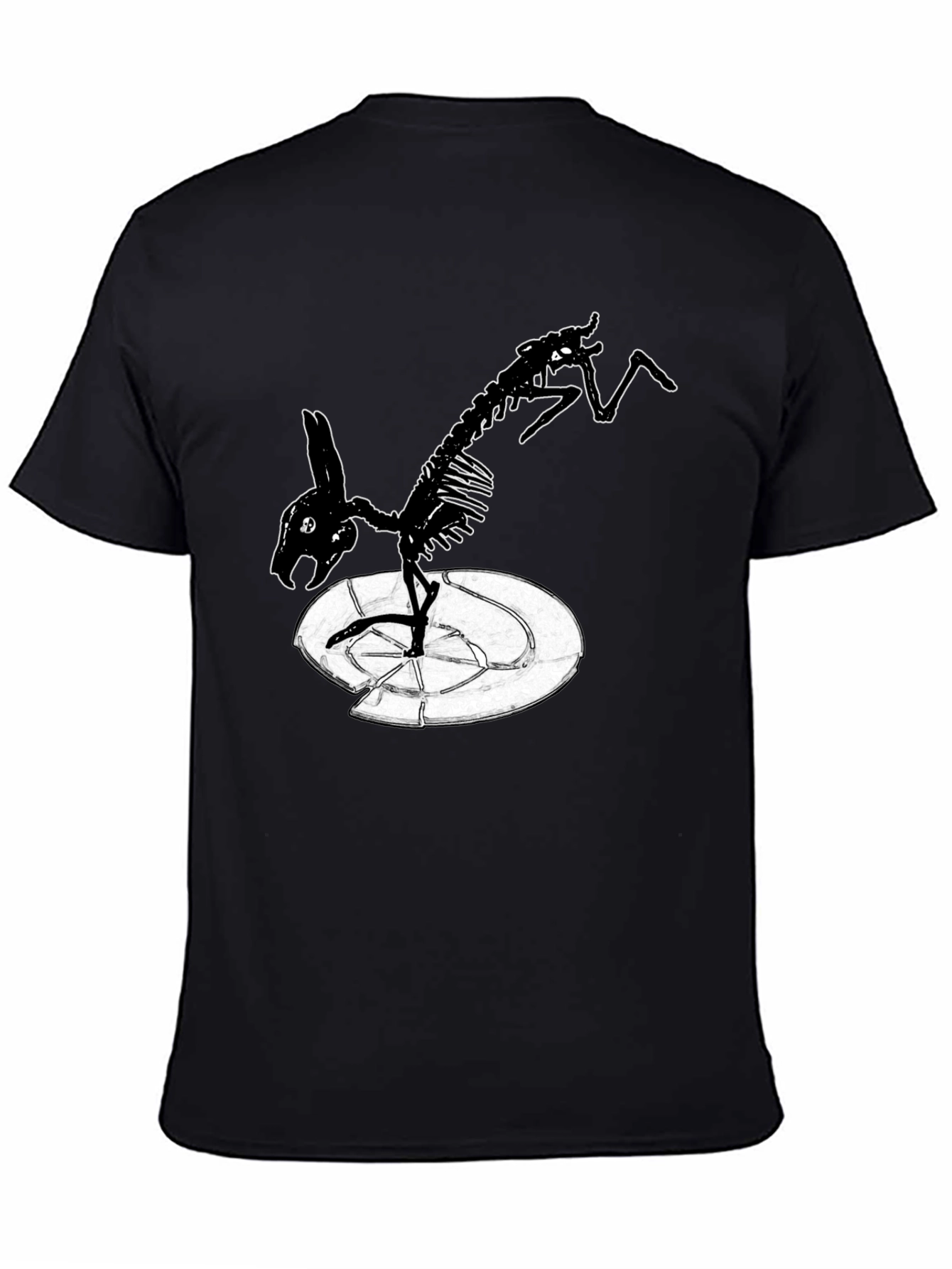 Skeleton Rabbit T-Shirt - Edgy Graphic Tee