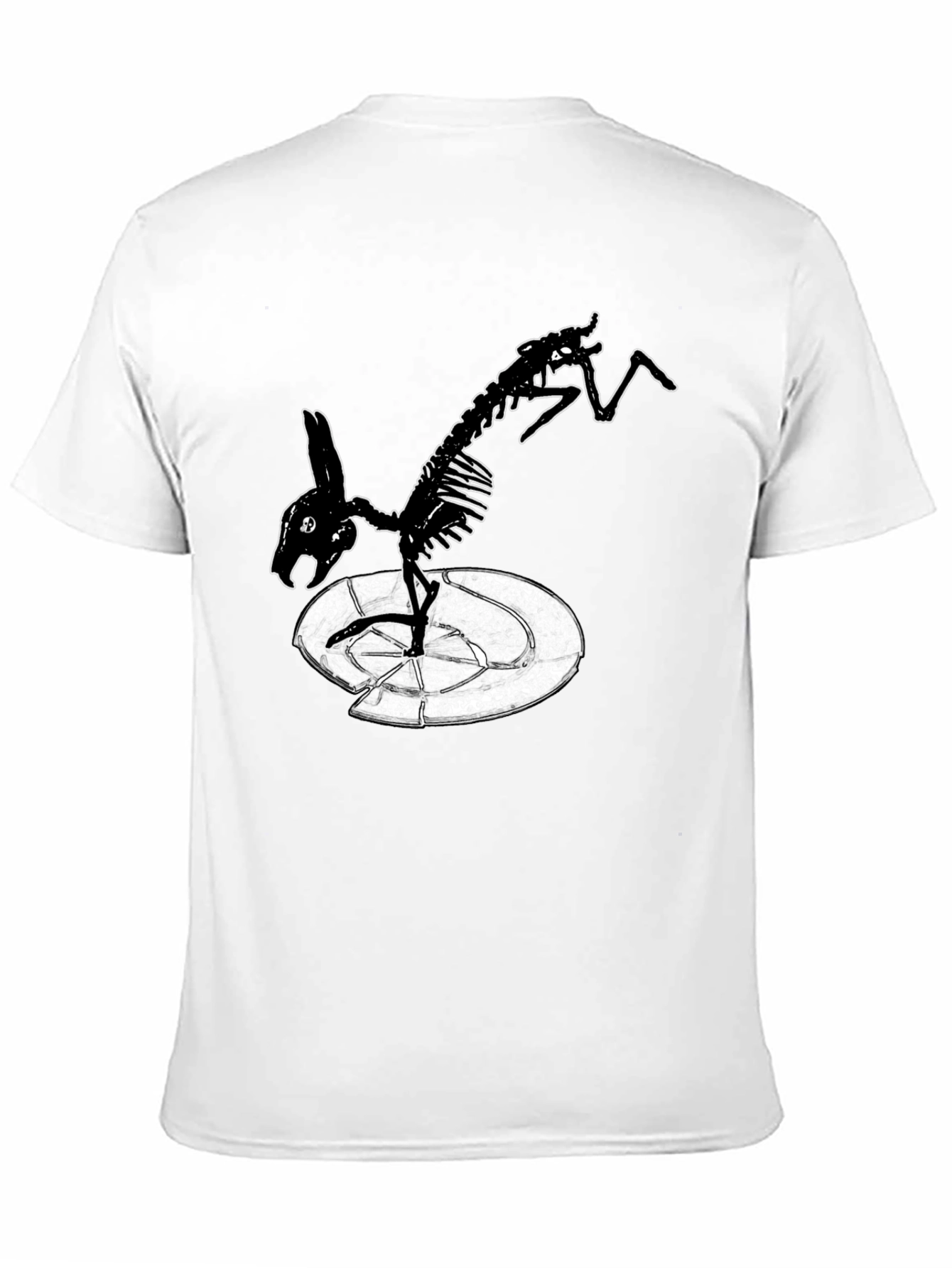 Skeleton Rabbit T-Shirt - Edgy Graphic Tee