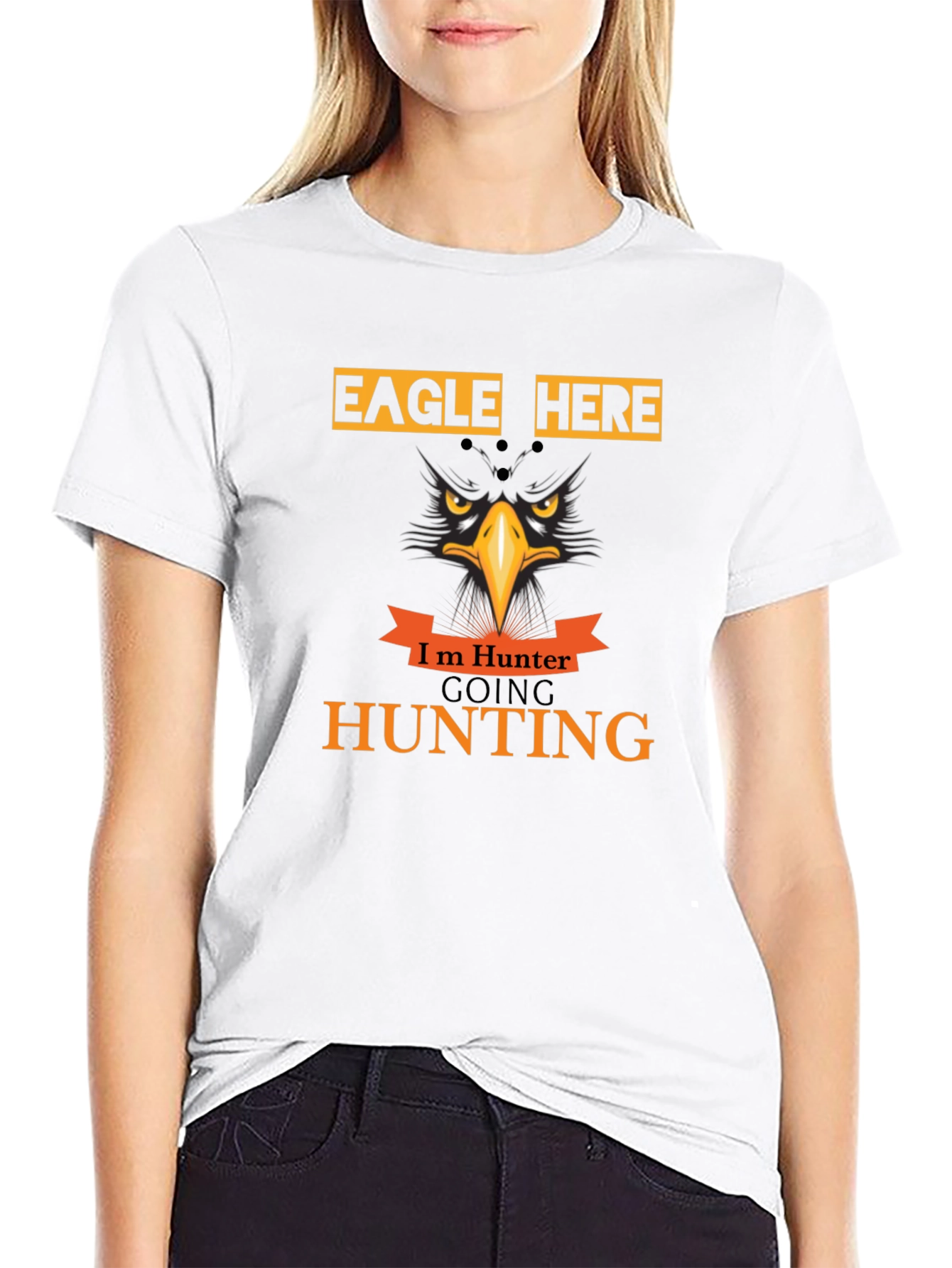 Eagle Hunter Graphic T-Shirt - Hunting Theme
