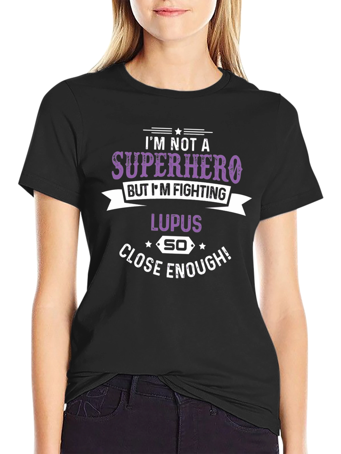 Lupus Fighter T-Shirt: Superhero Close Enough!
