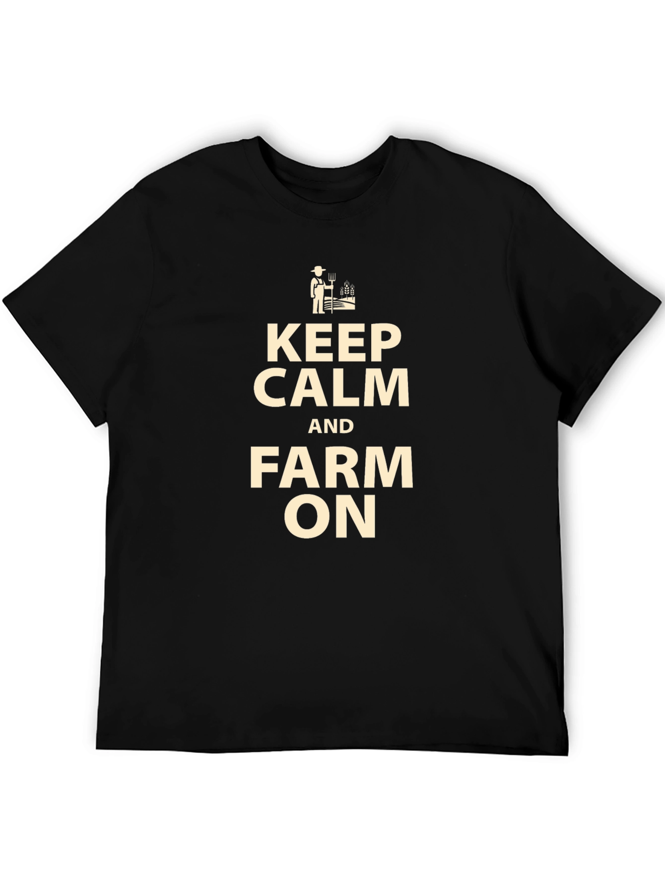 Keep Calm and Farm On T-Shirt