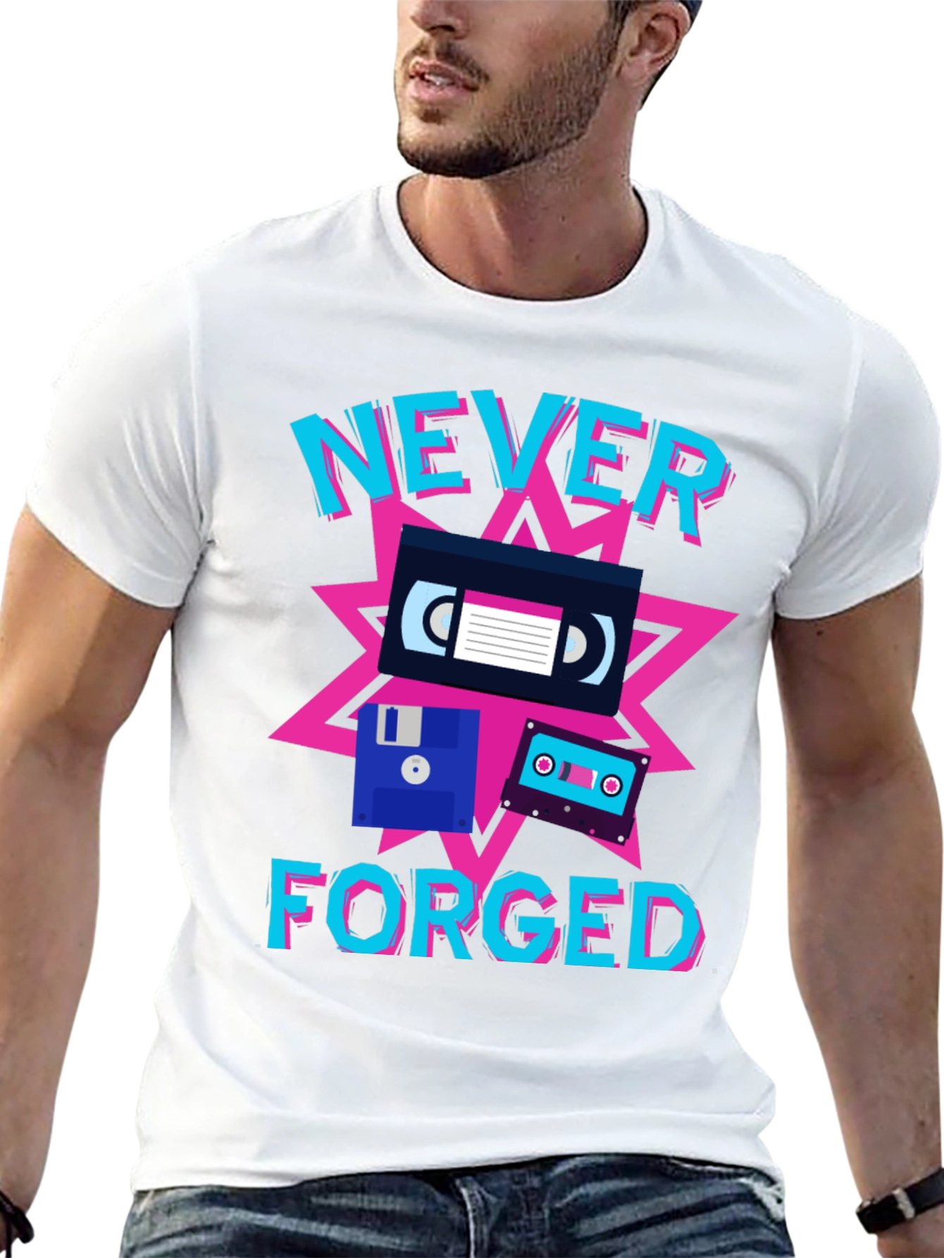 Never Forged Retro T-Shirt