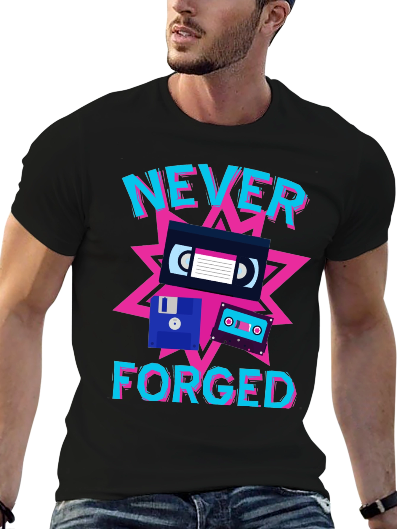Never Forged Retro T-Shirt