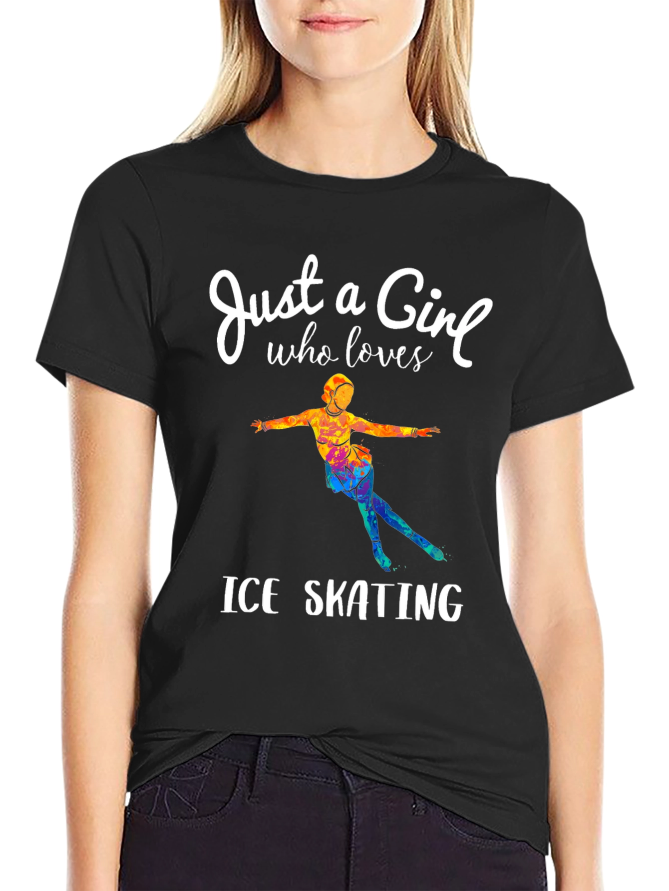 Ice Skating Girl T-Shirt - Figure Skater Gift