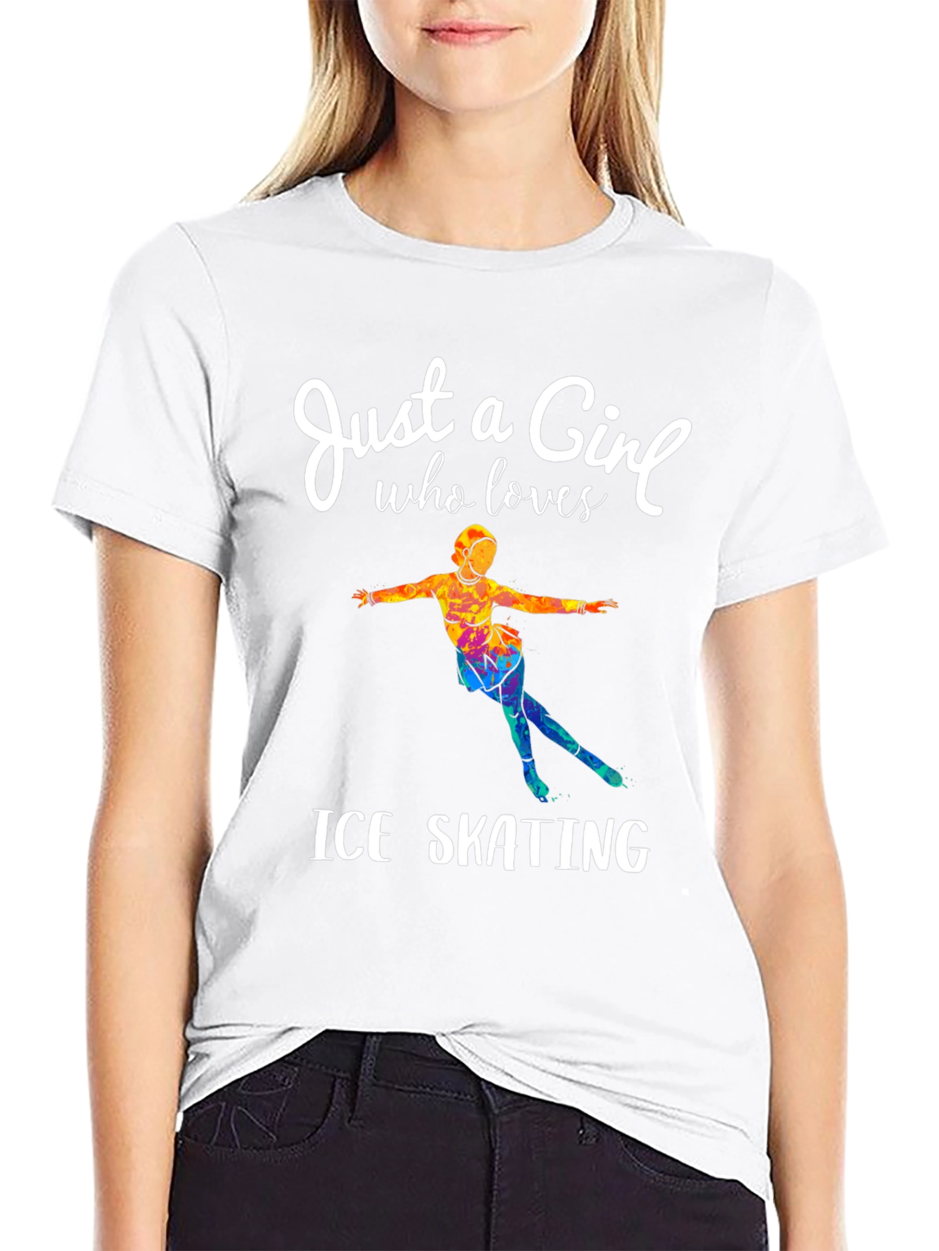 Ice Skating Girl T-Shirt - Figure Skater Gift
