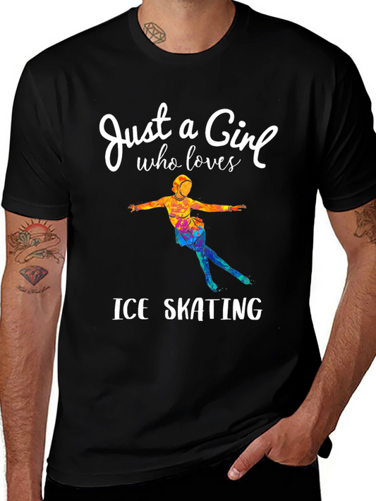 Ice Skating Girl T-Shirt - Figure Skater Gift