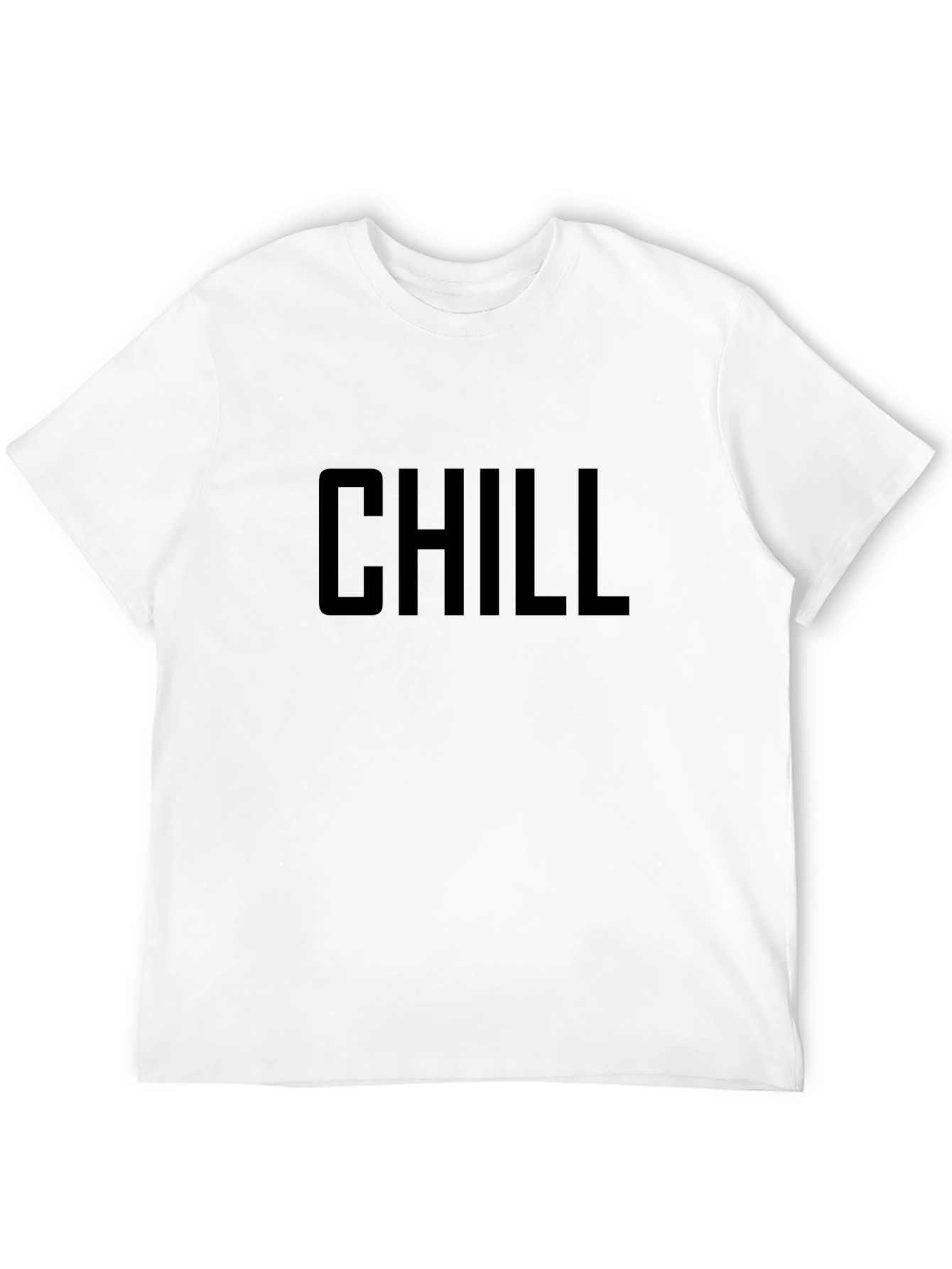 Chill Black T-Shirt - Relaxed & Stylish